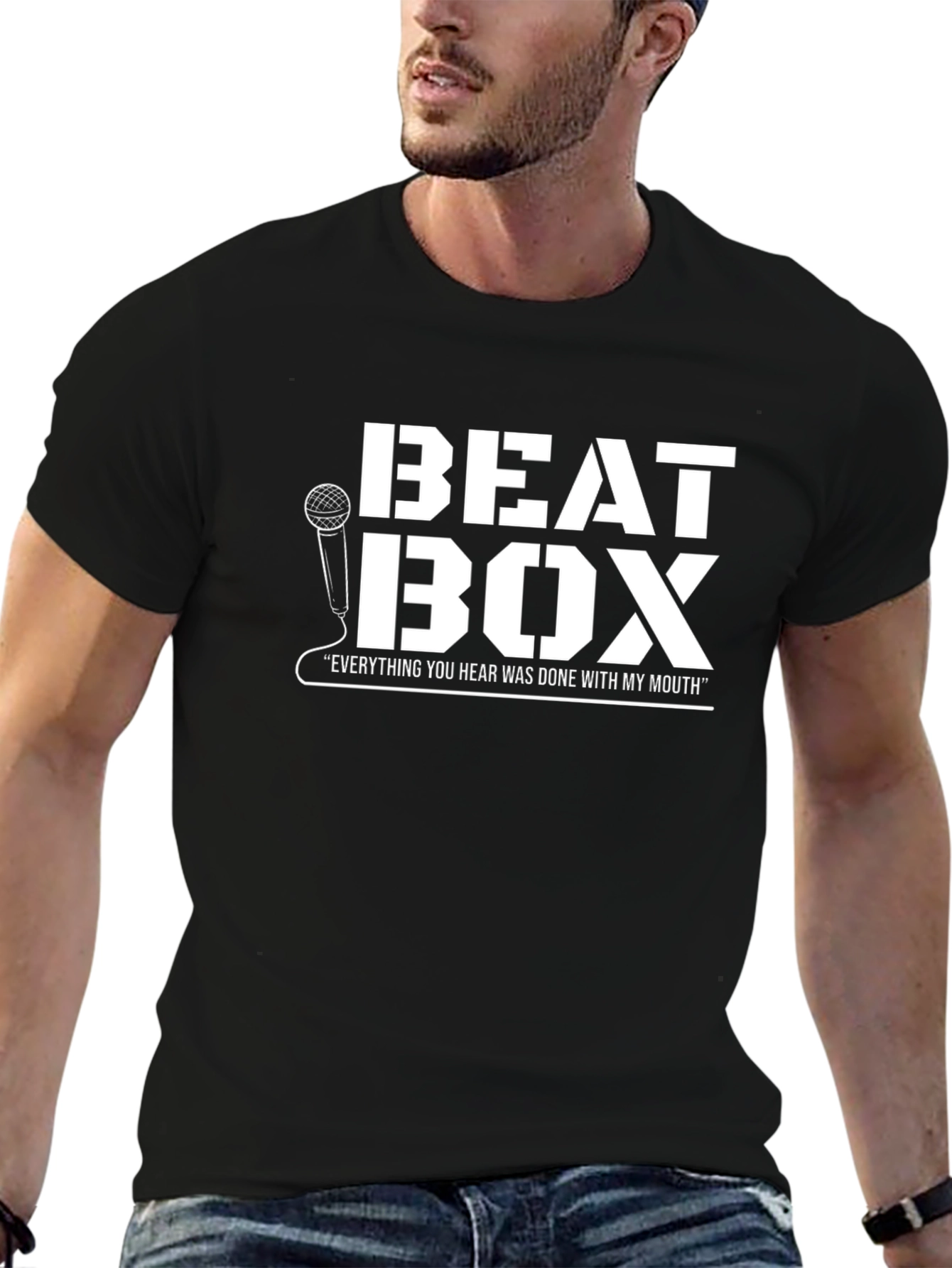 Beat Box Graphic Tee - Mouth Sounds T-Shirt