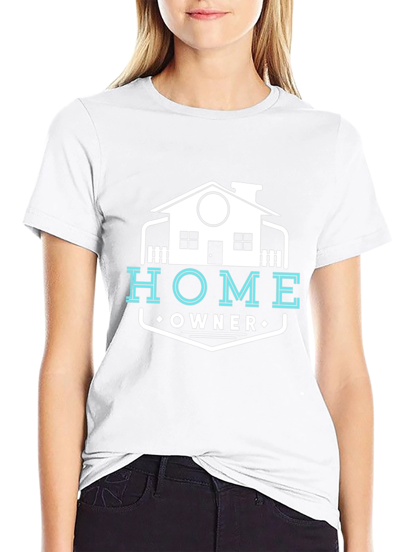 Home Owner Graphic Tee - Black Cotton T-Shirt