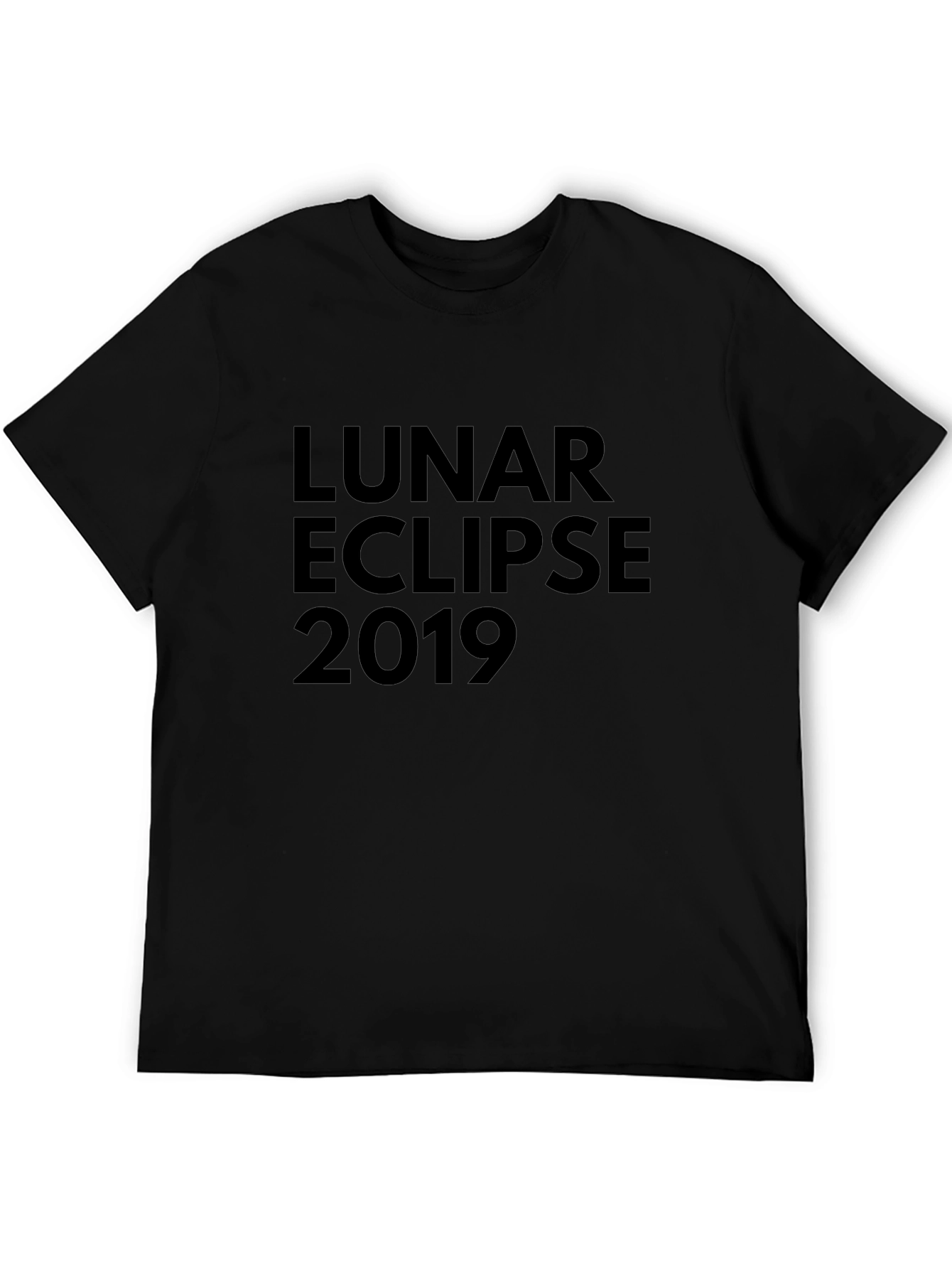 Lunar Eclipse 2019 Black T-Shirt