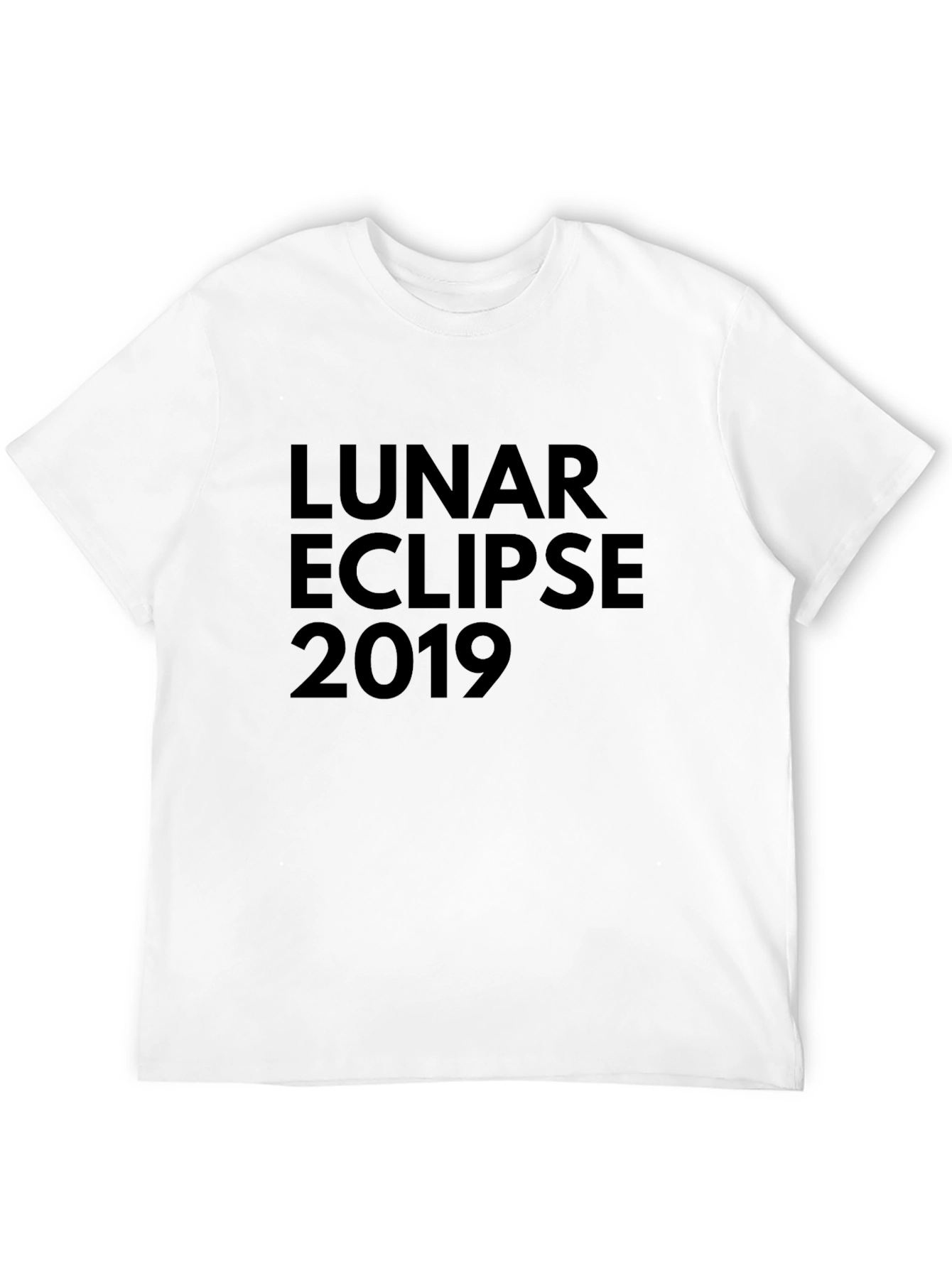Lunar Eclipse 2019 Black T-Shirt