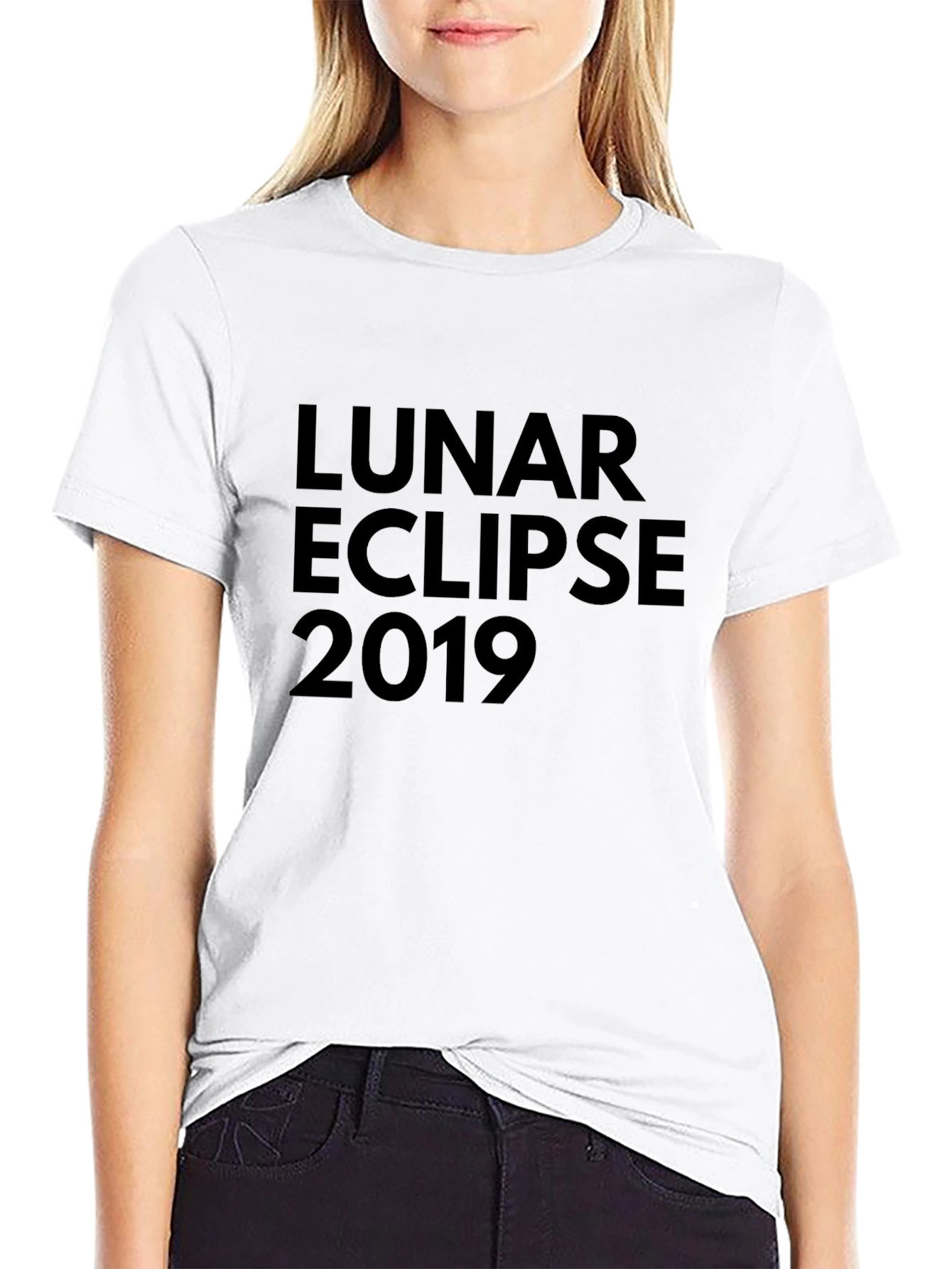 Lunar Eclipse 2019 Black T-Shirt