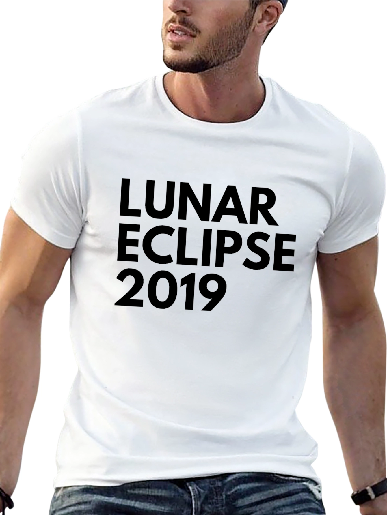 Lunar Eclipse 2019 Black T-Shirt