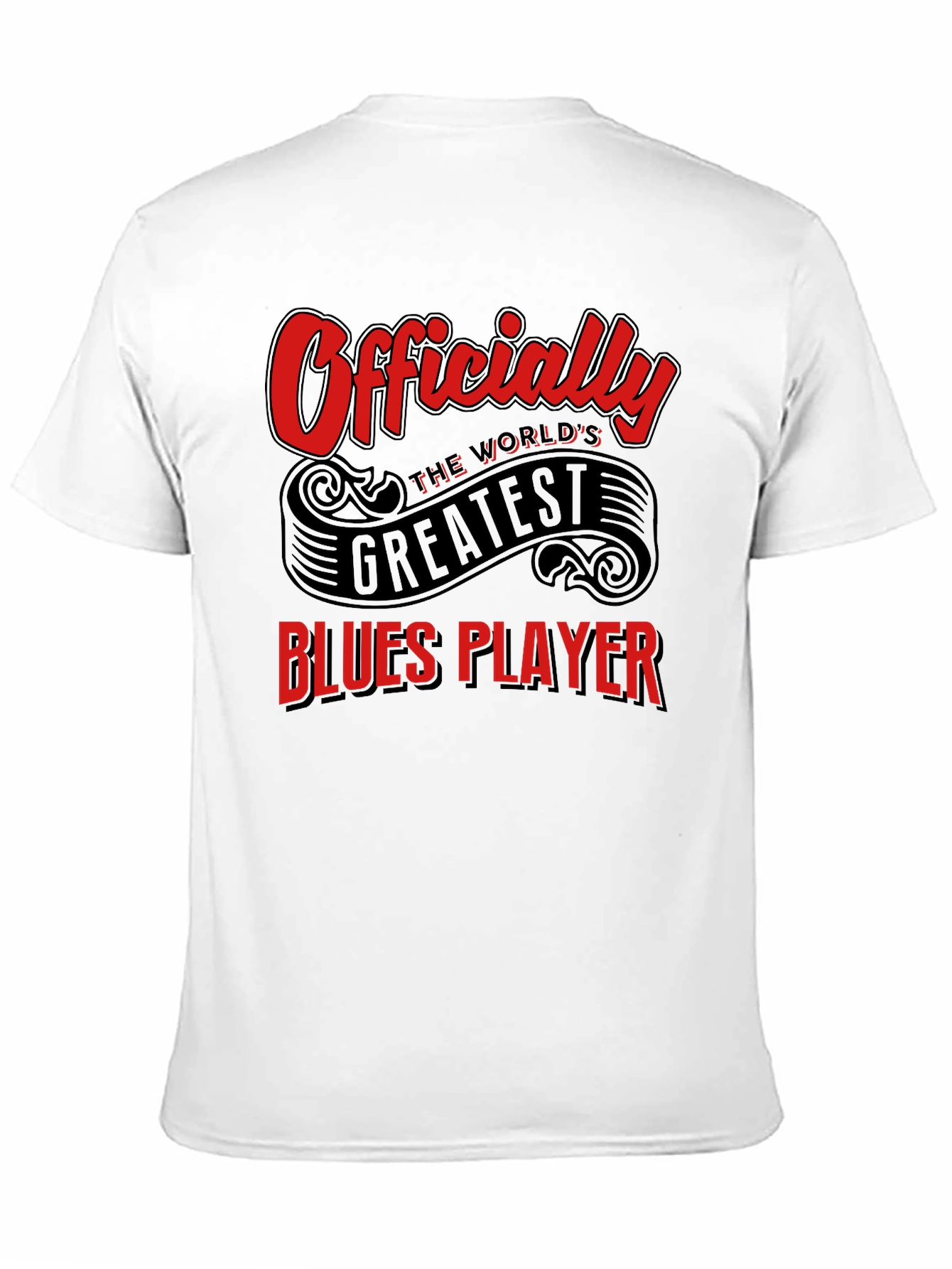 Worlds Greatest Blues Player Black T-Shirt