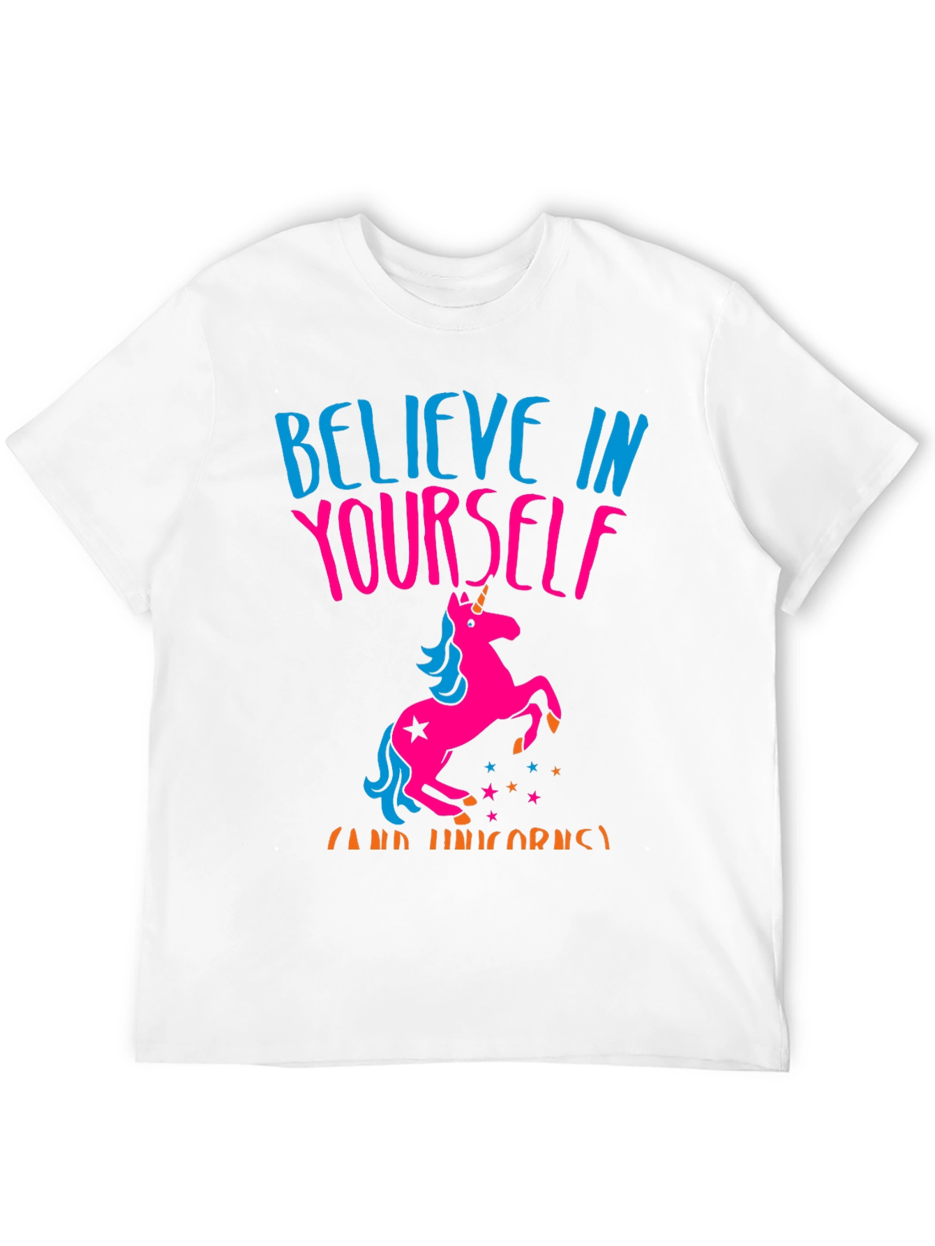 Believe In Yourself Unicorn Graphic Tee