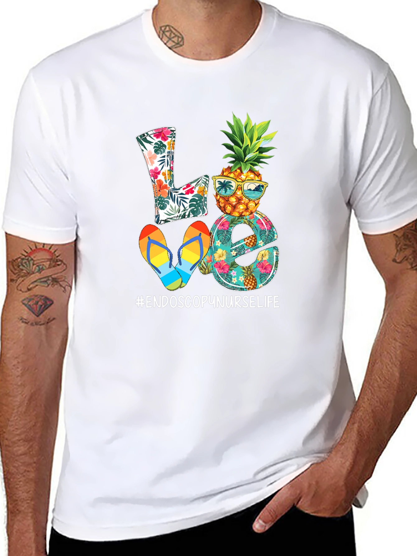 Tropical Endoscopy Nurse Life Tee