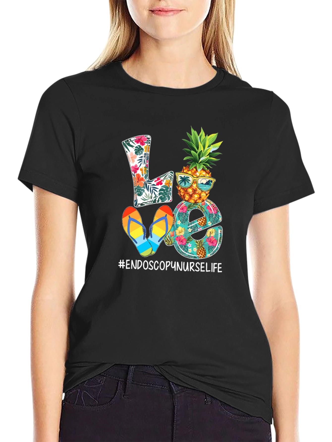 Tropical Endoscopy Nurse Life Tee