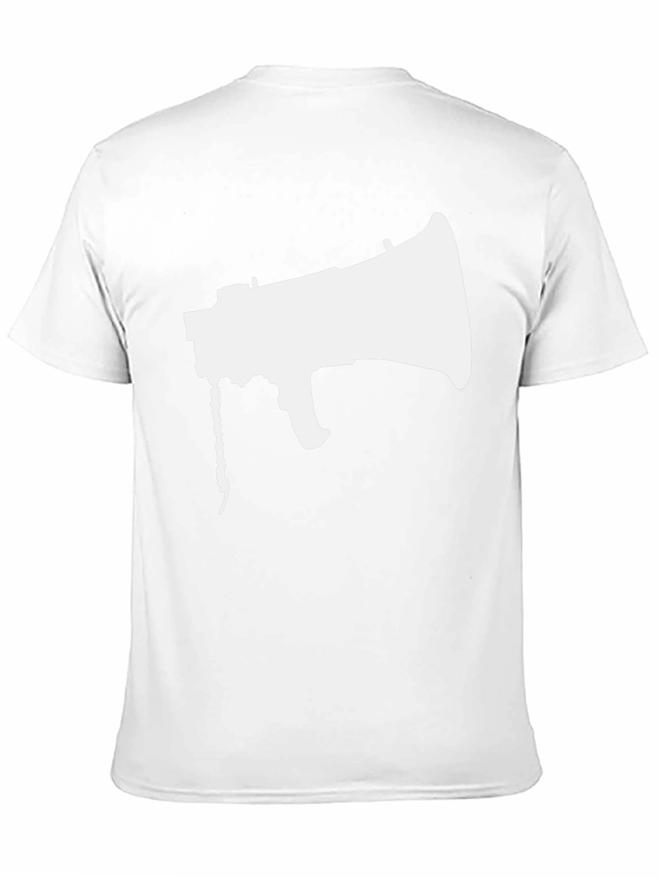 Megaphone Graphic Tee - Black Cotton Shirt