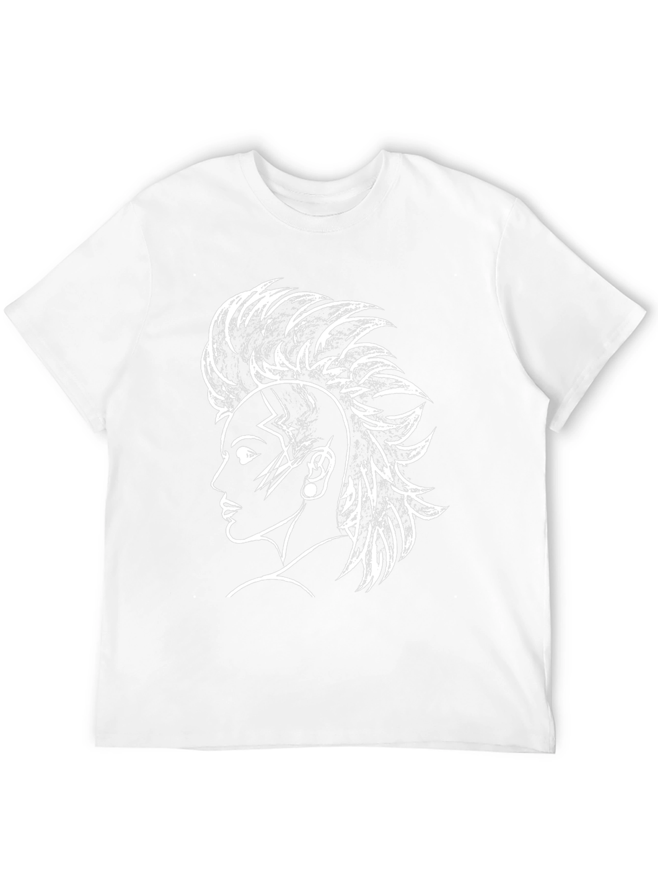 Edgy Punk Rocker T-Shirt - Black