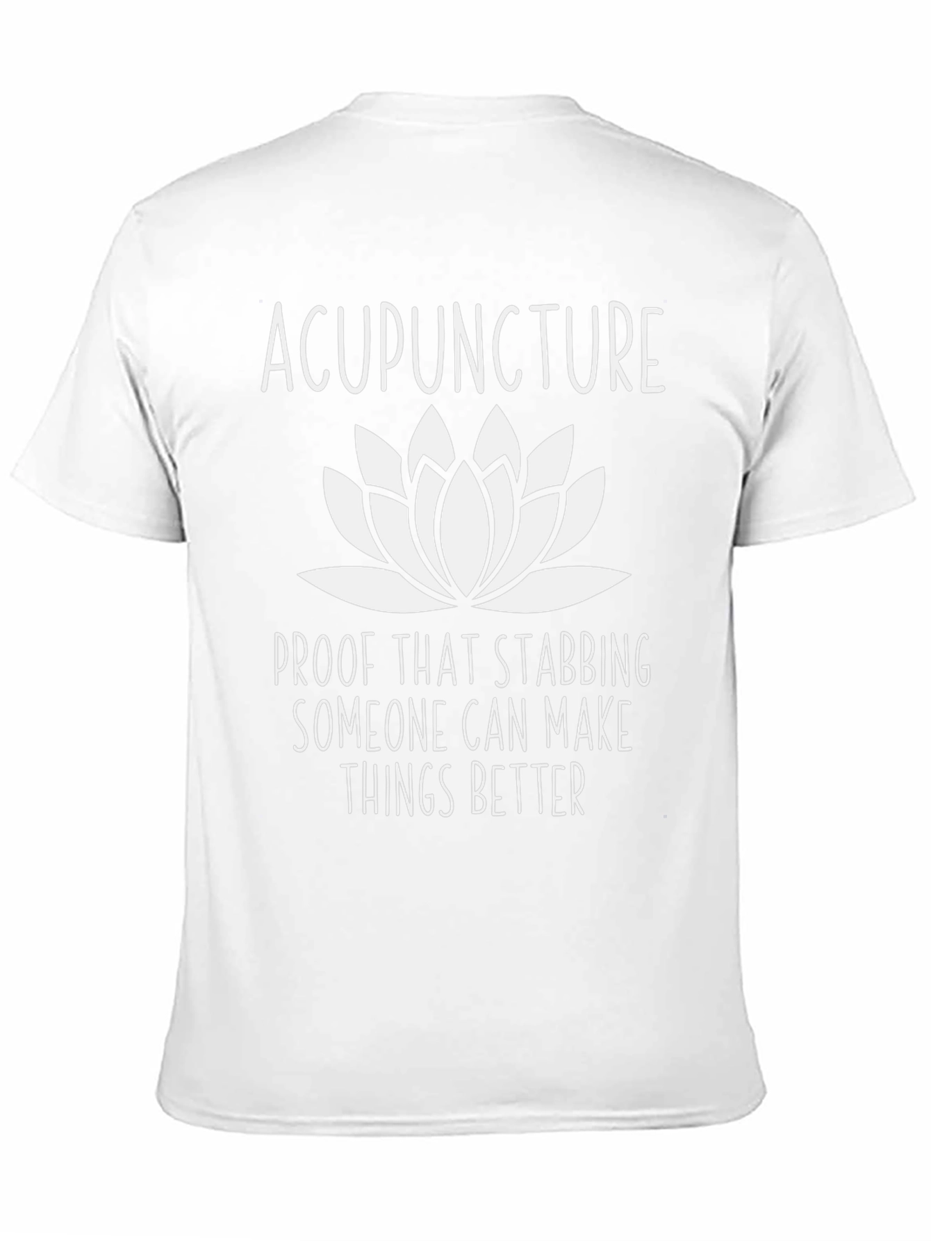Acupuncture Humor Black T-Shirt