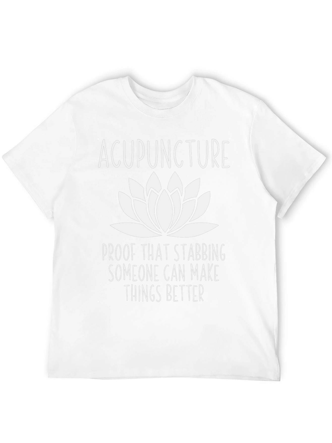 Acupuncture Humor Black T-Shirt