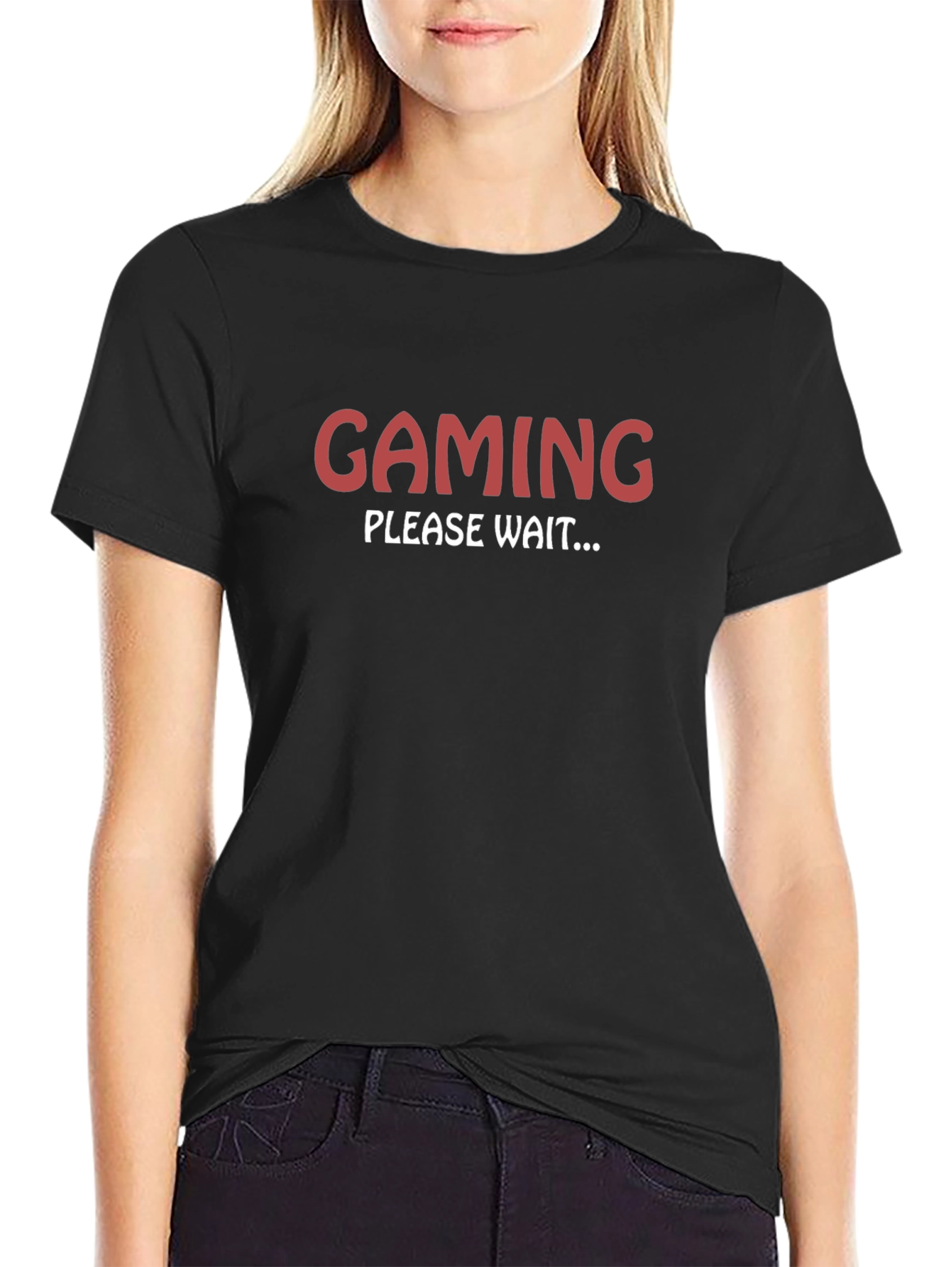 Gaming Please Wait T-Shirt - Gamer Humor Tee