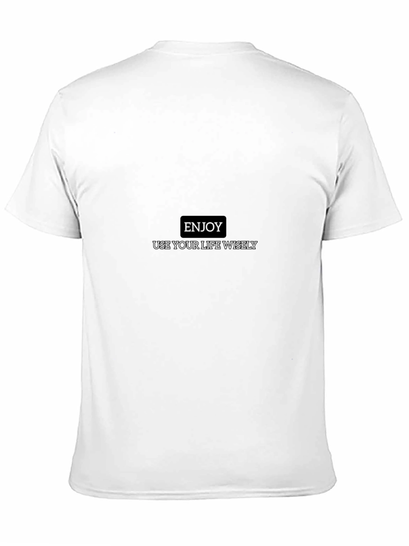 Enjoy Life Wisely - Classic Black Tee