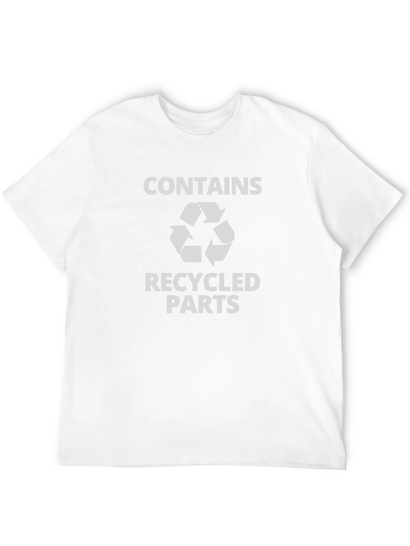 Contains Recycled Parts T-Shirt - Eco-Friendly Tee