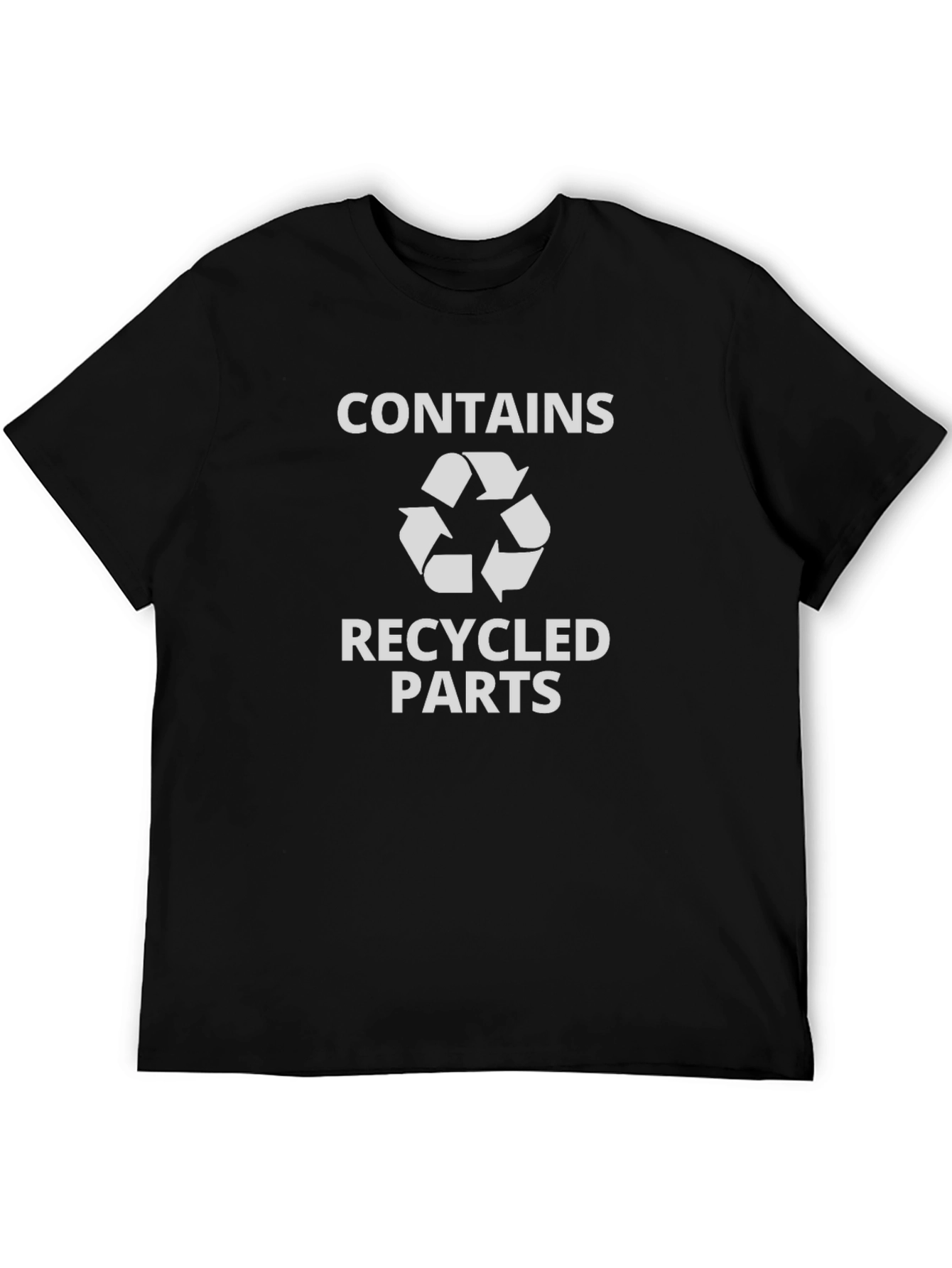 Contains Recycled Parts T-Shirt - Eco-Friendly Tee