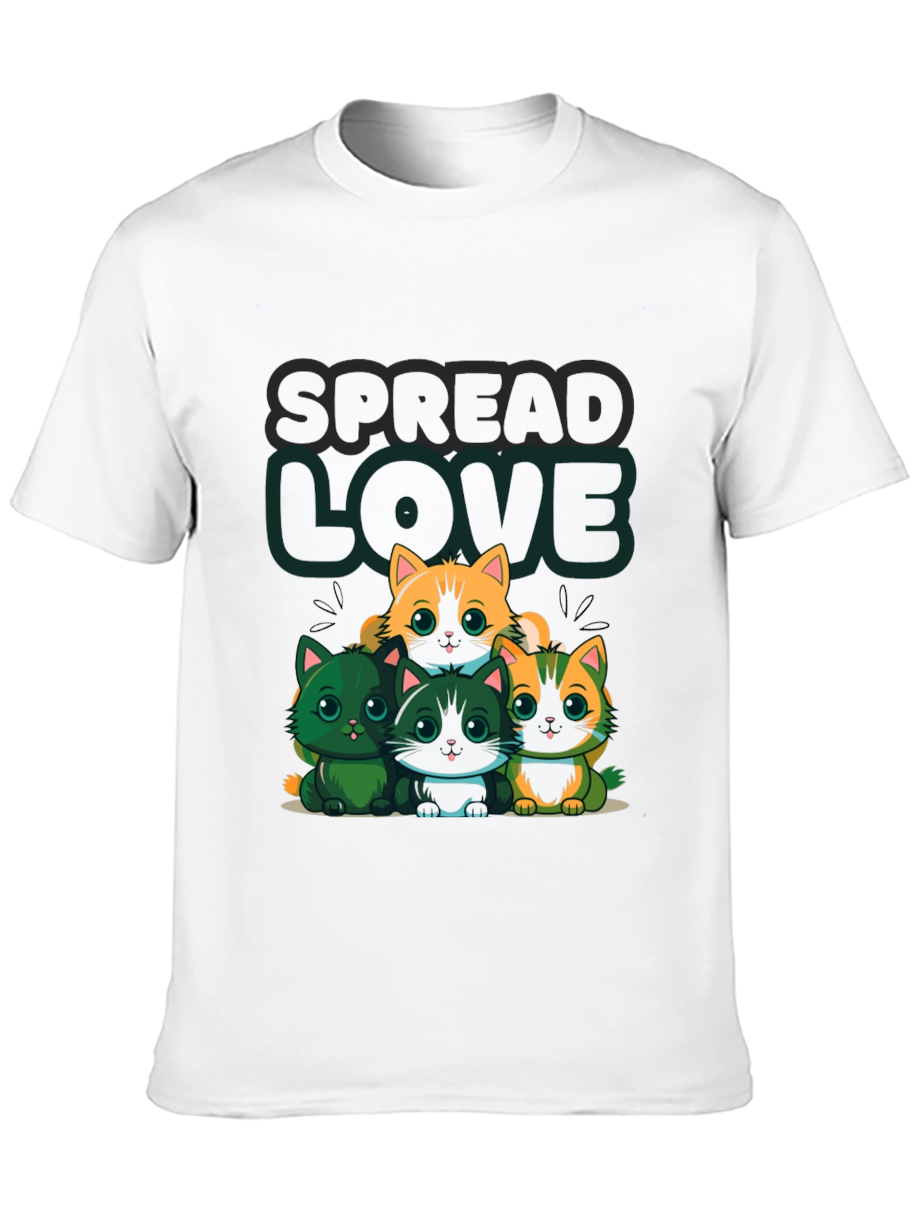 Spread Love Cat T-Shirt