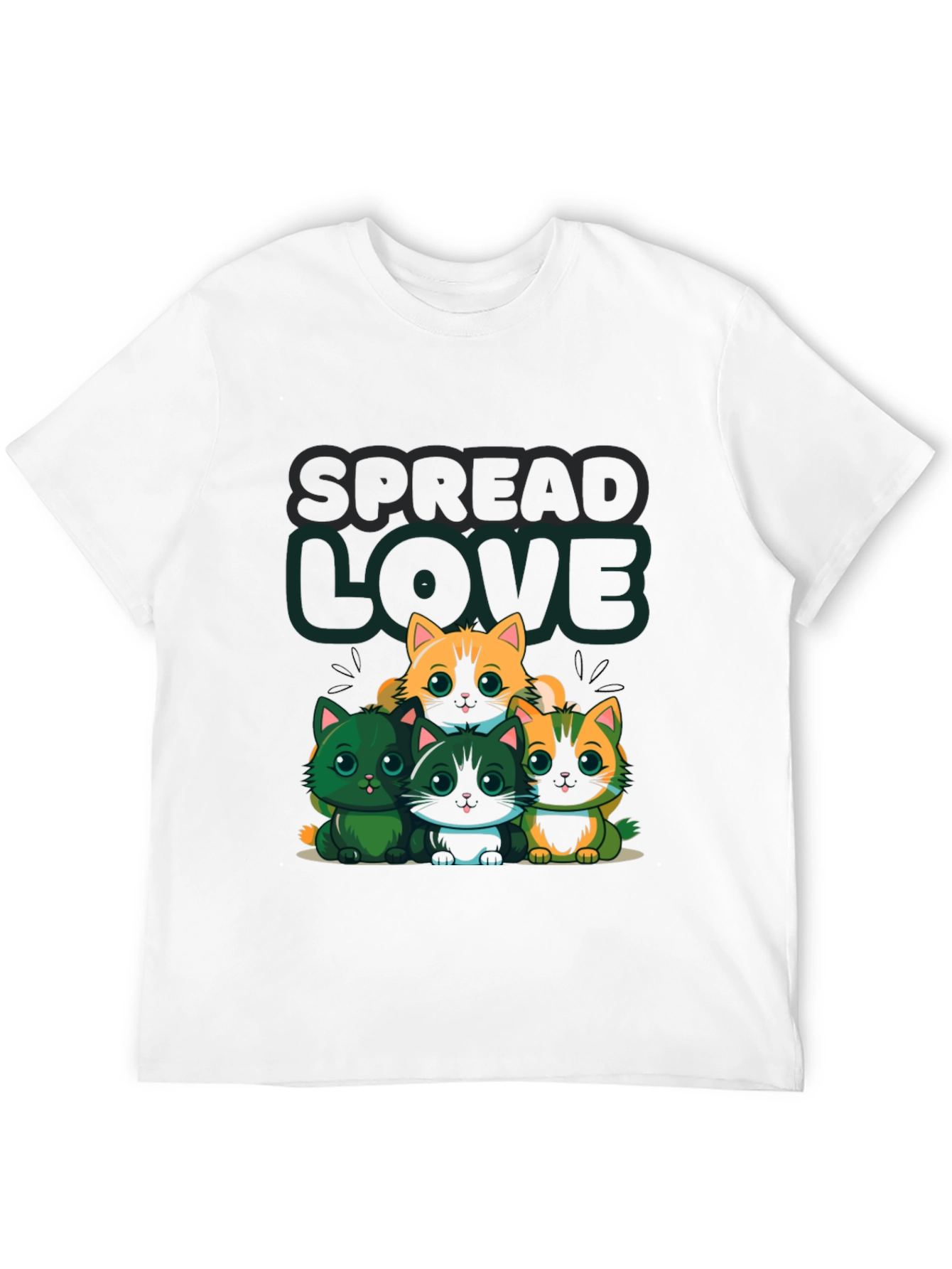 Spread Love Cat T-Shirt
