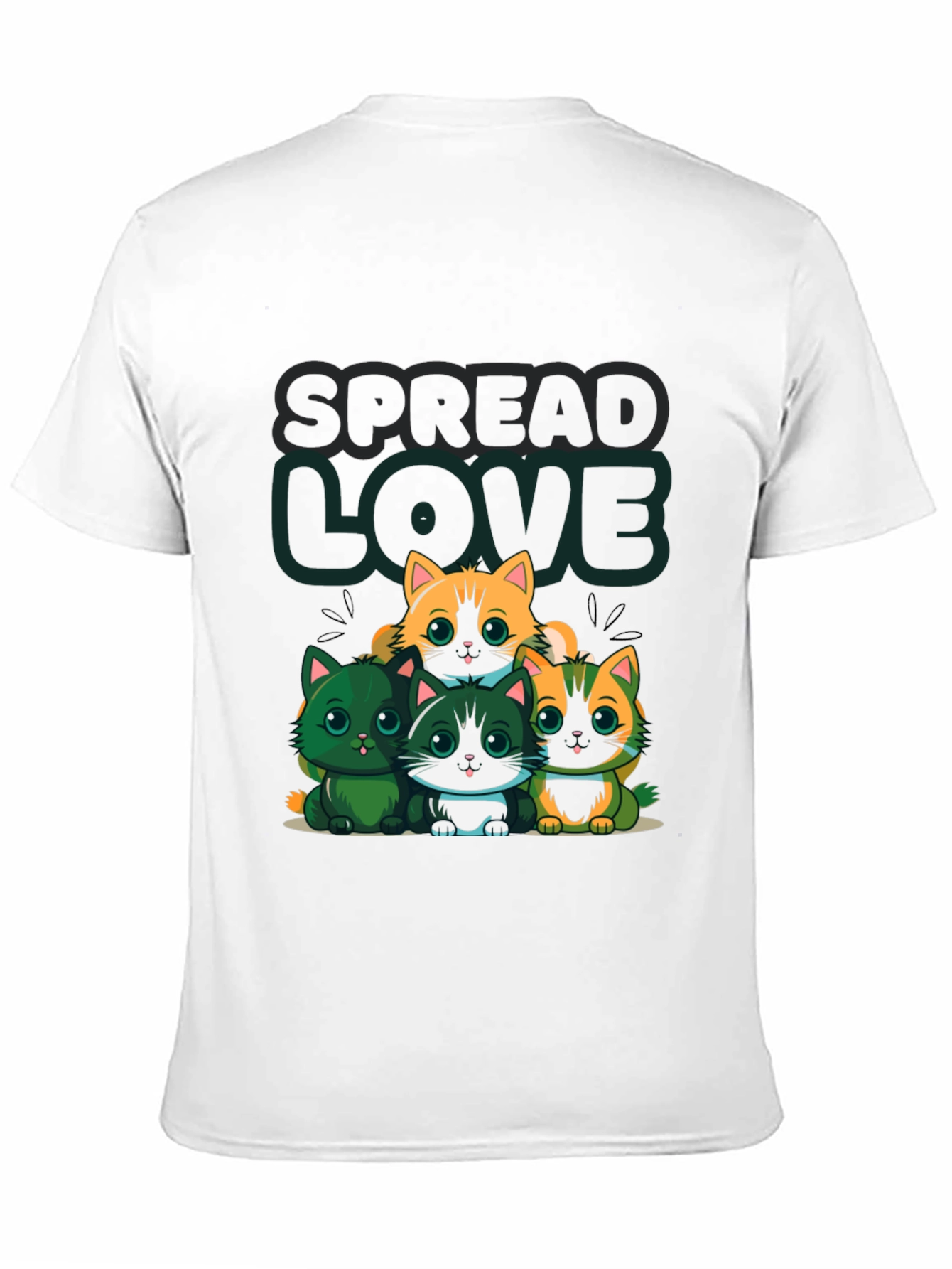 Spread Love Cat T-Shirt