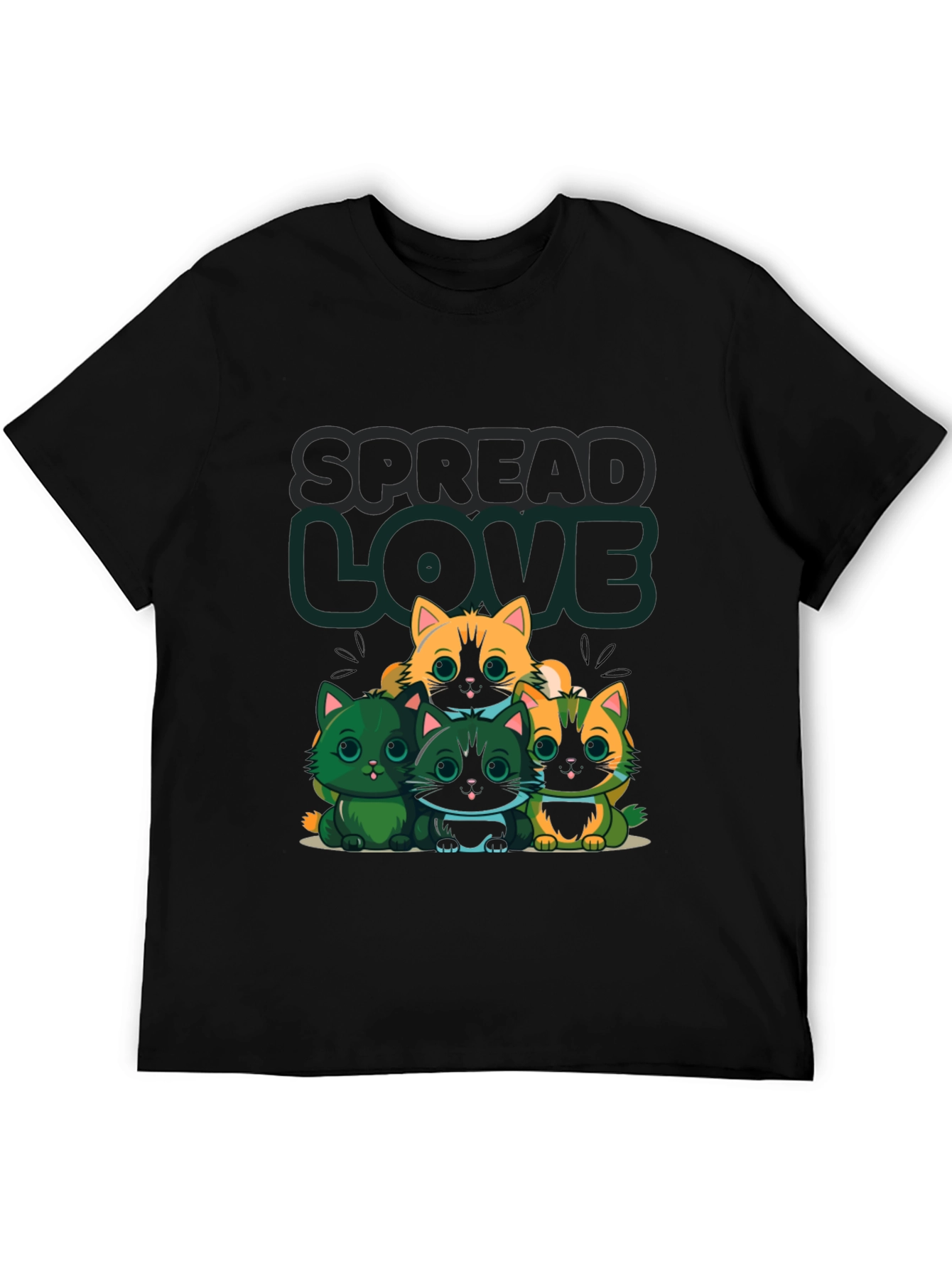 Spread Love Cat T-Shirt