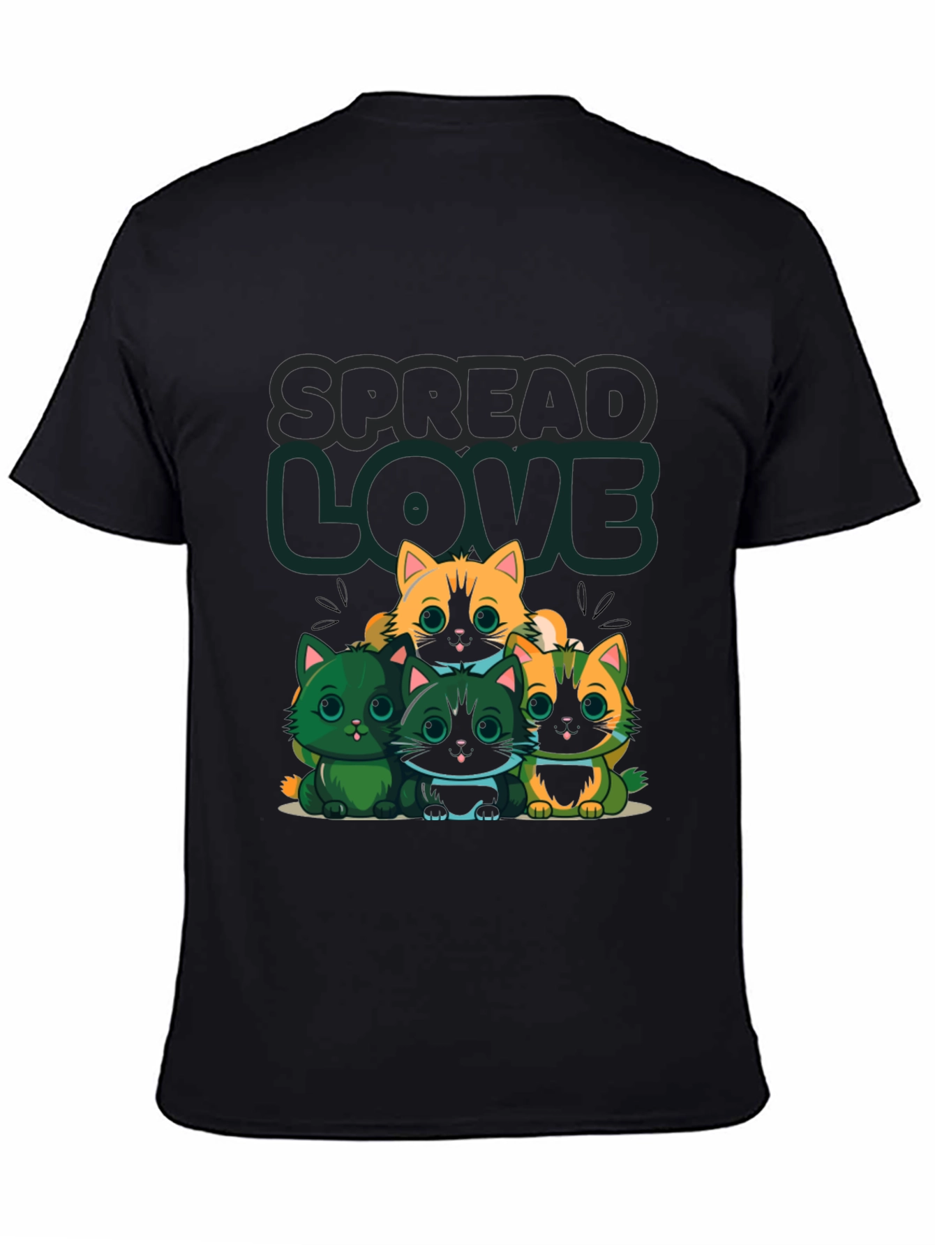 Spread Love Cat T-Shirt