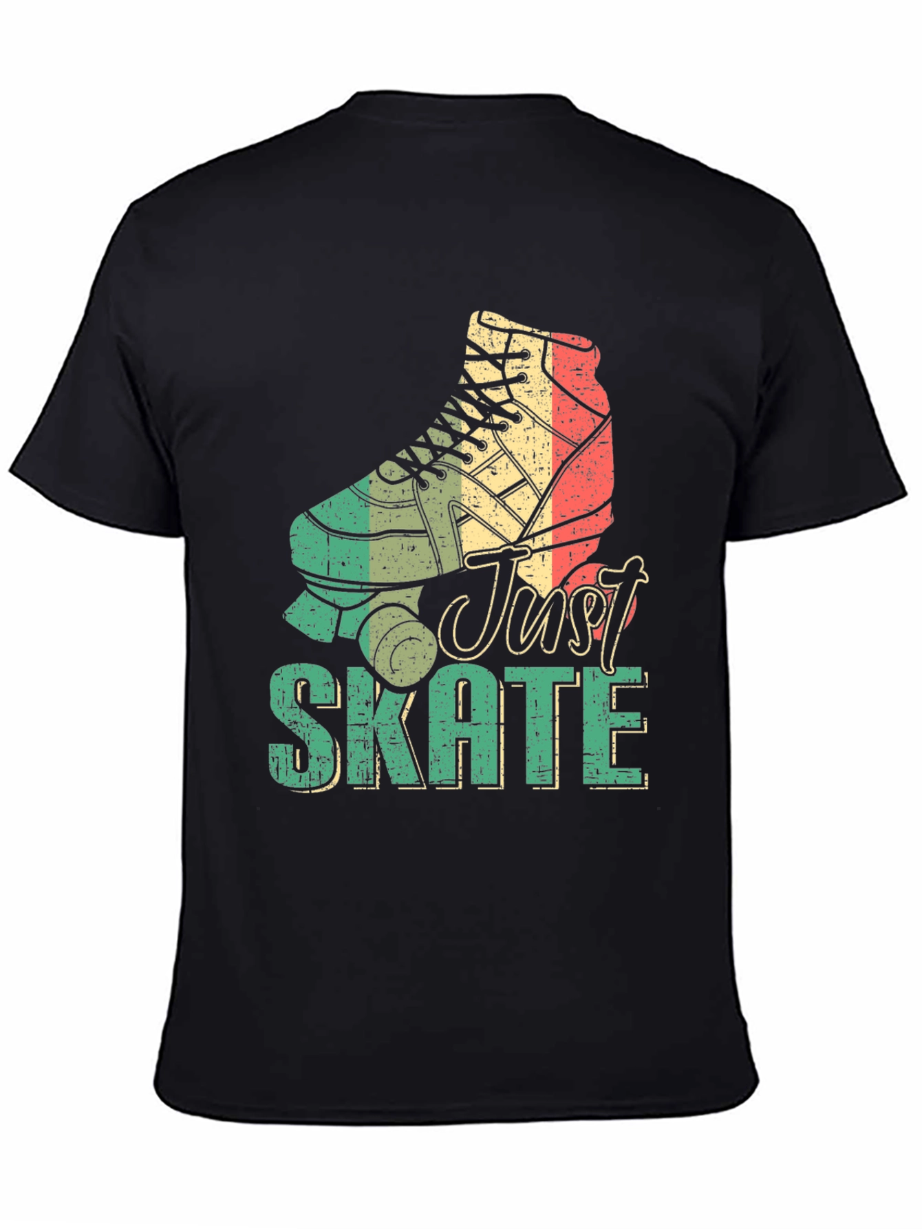 Retro Just Skate Roller Skate Graphic Tee