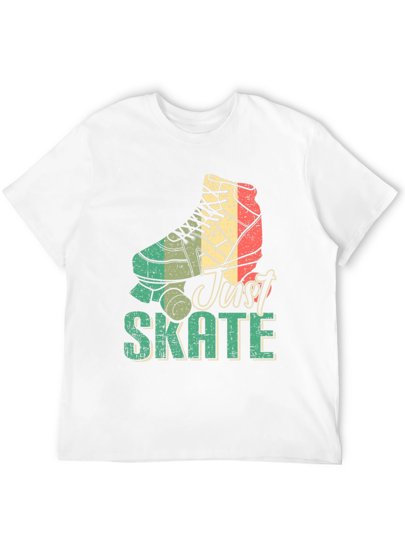 Retro Just Skate Roller Skate Graphic Tee