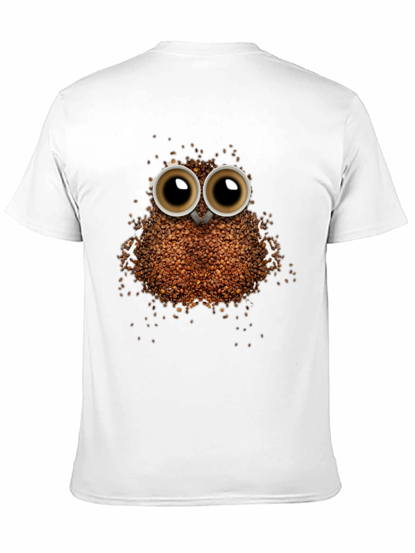 Coffee Bean Owl T-Shirt - Unique Graphic Tee