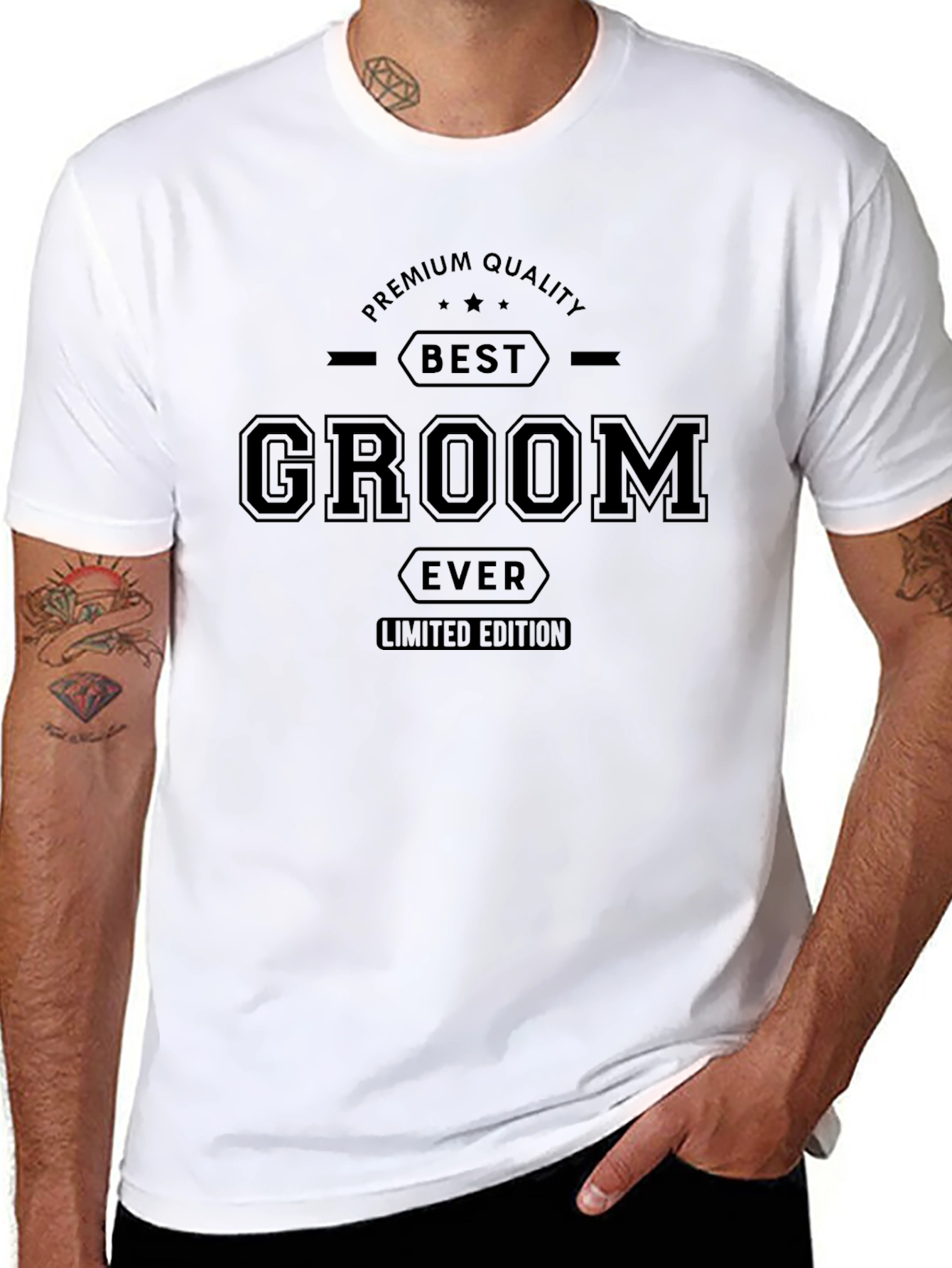 Best Groom Ever T-Shirt - Premium Quality Limited Edition