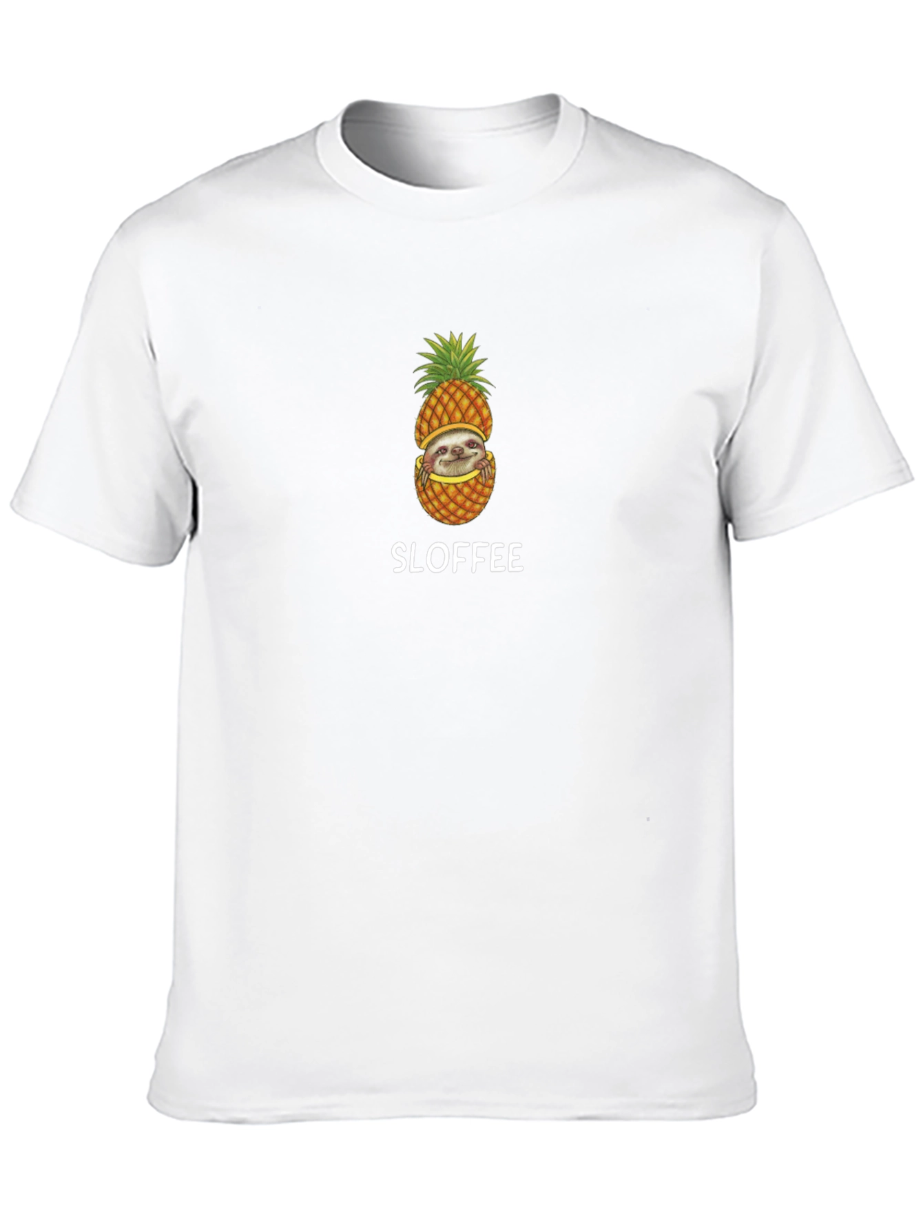 Sloffee T-Shirt: Pineapple Sloth Tee