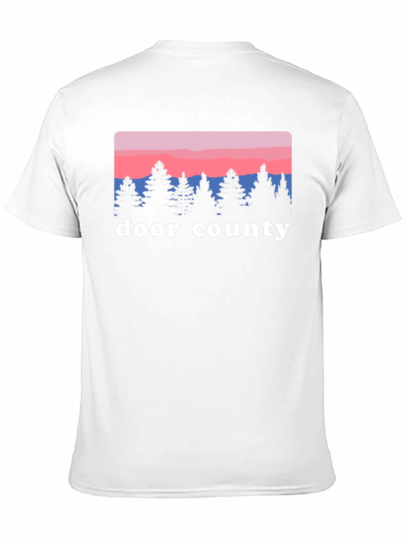 Door County Trees Graphic Tee - Black