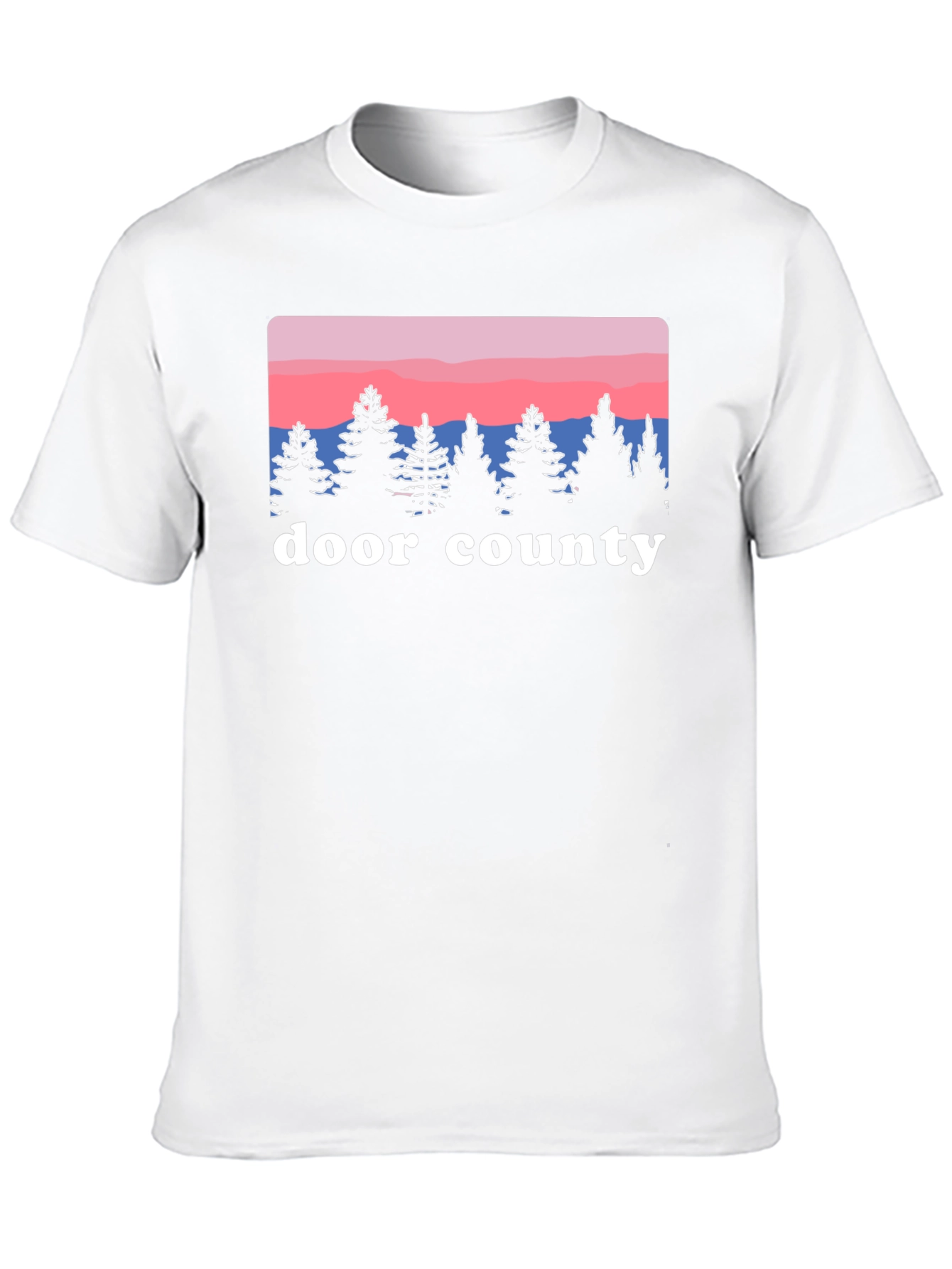 Door County Trees Graphic Tee - Black
