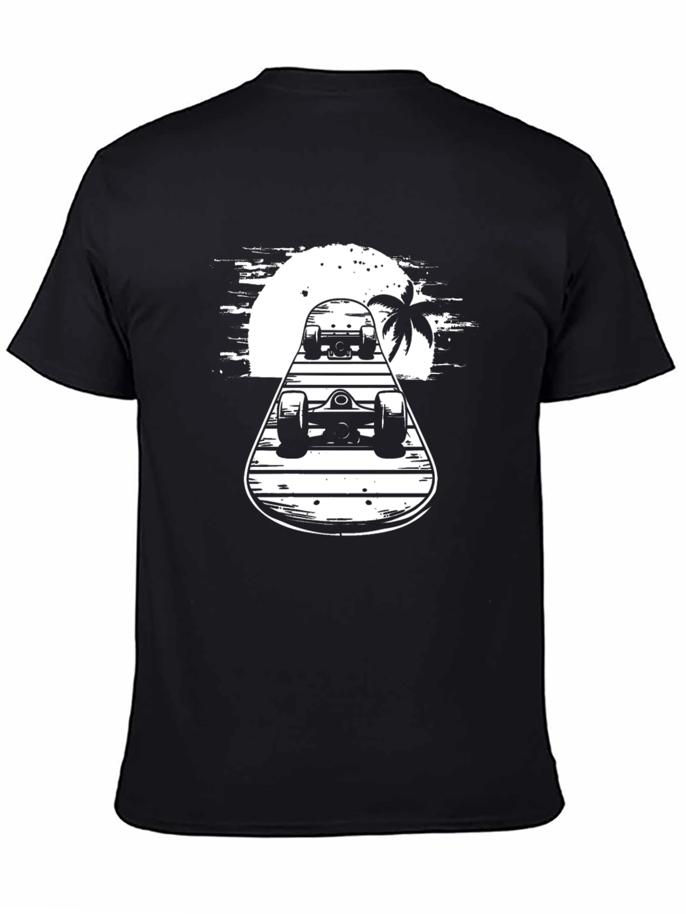 Skateboard Graphic Tee - Island Vibes