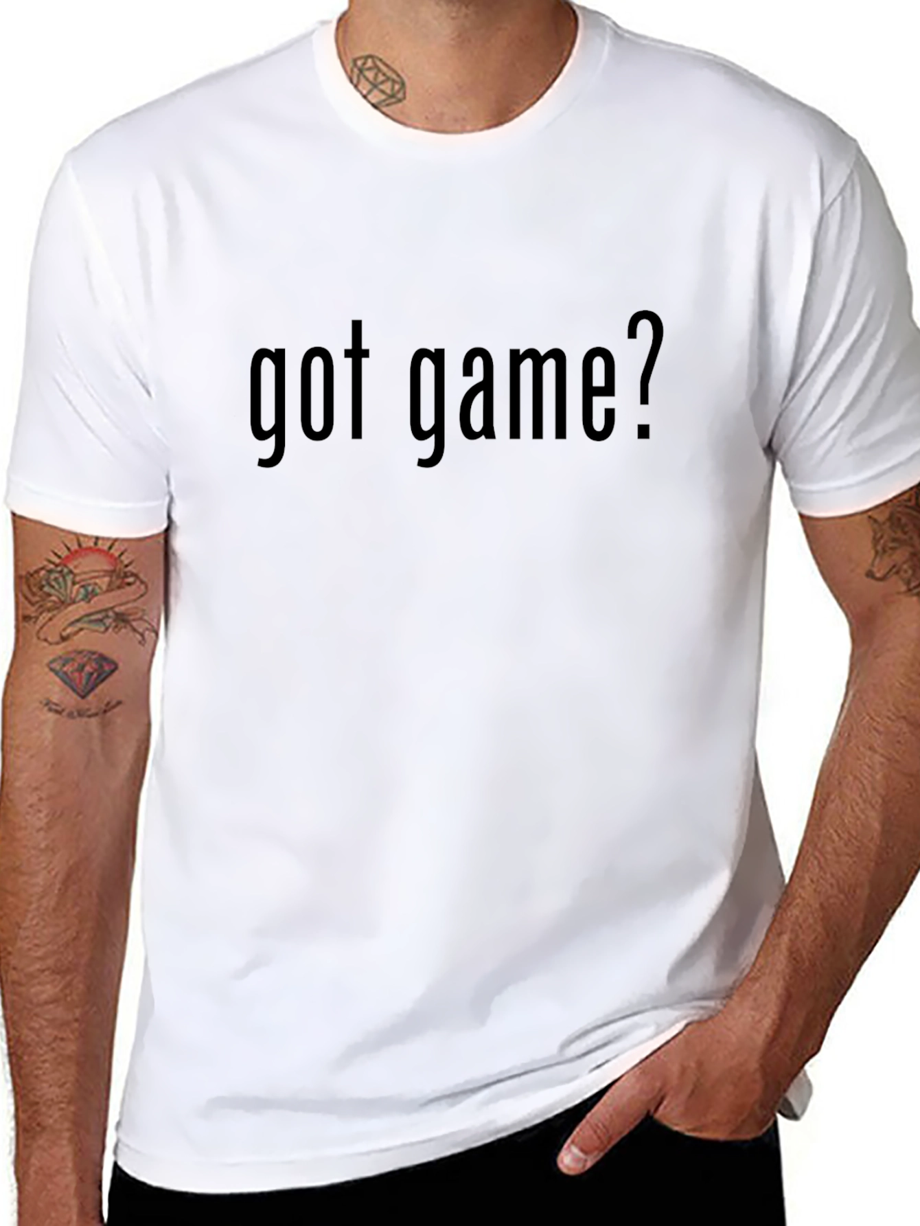 Got Game? Black Graphic Tee - Mens Casual T-Shirt