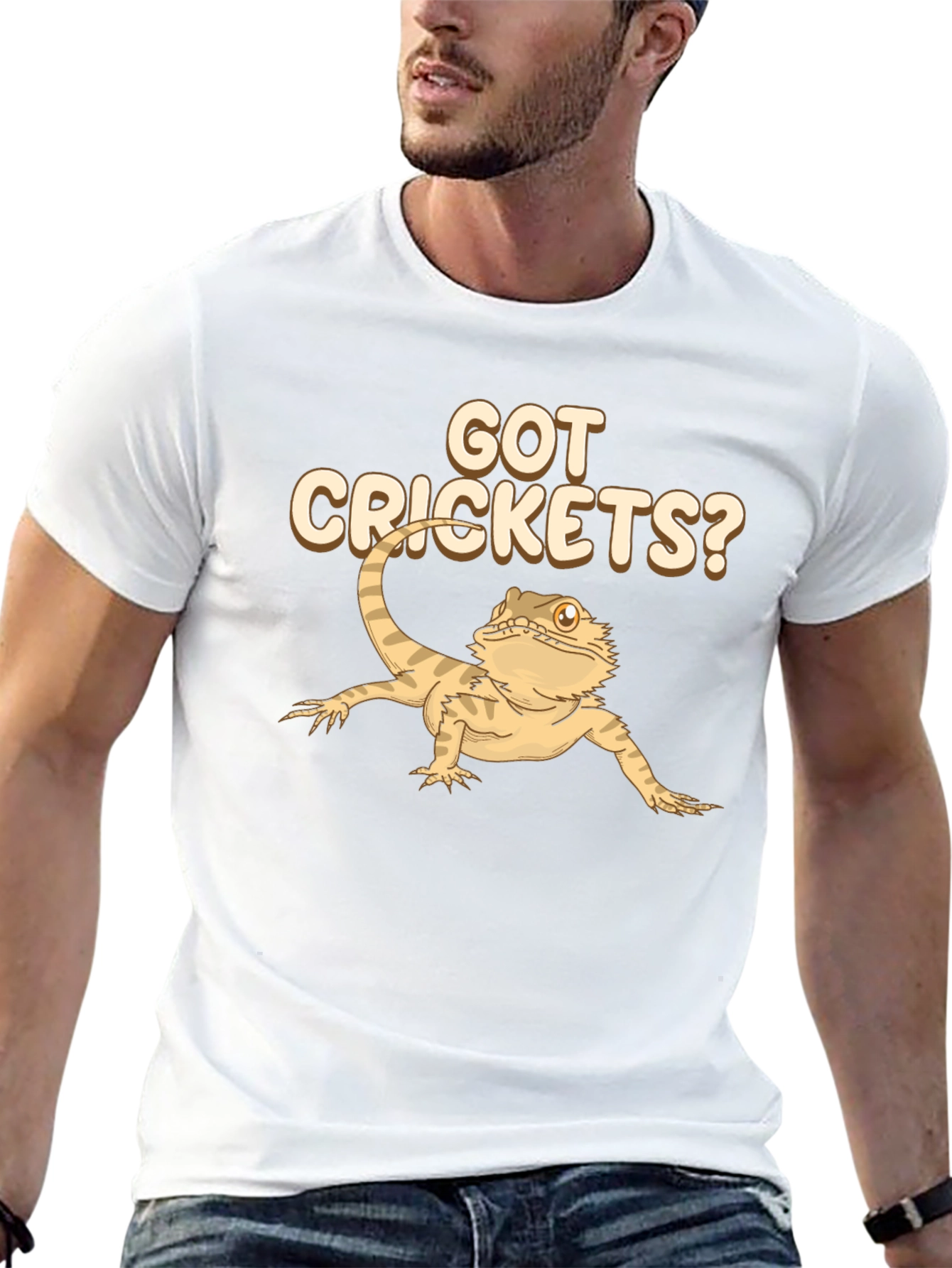 Got Crickets? Bearded Dragon Graphic Tee