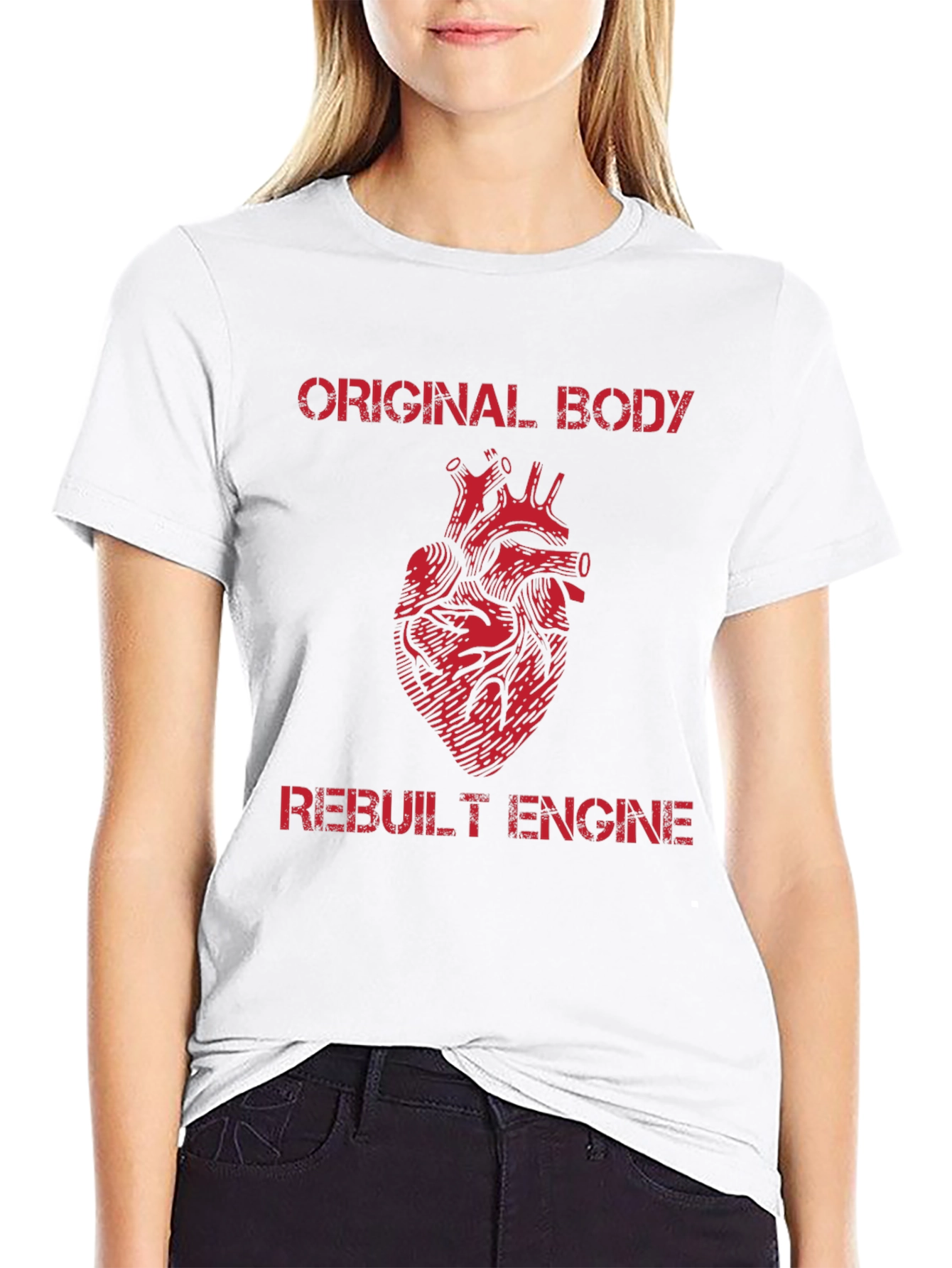 Original Body Rebuilt Engine Graphic T-Shirt