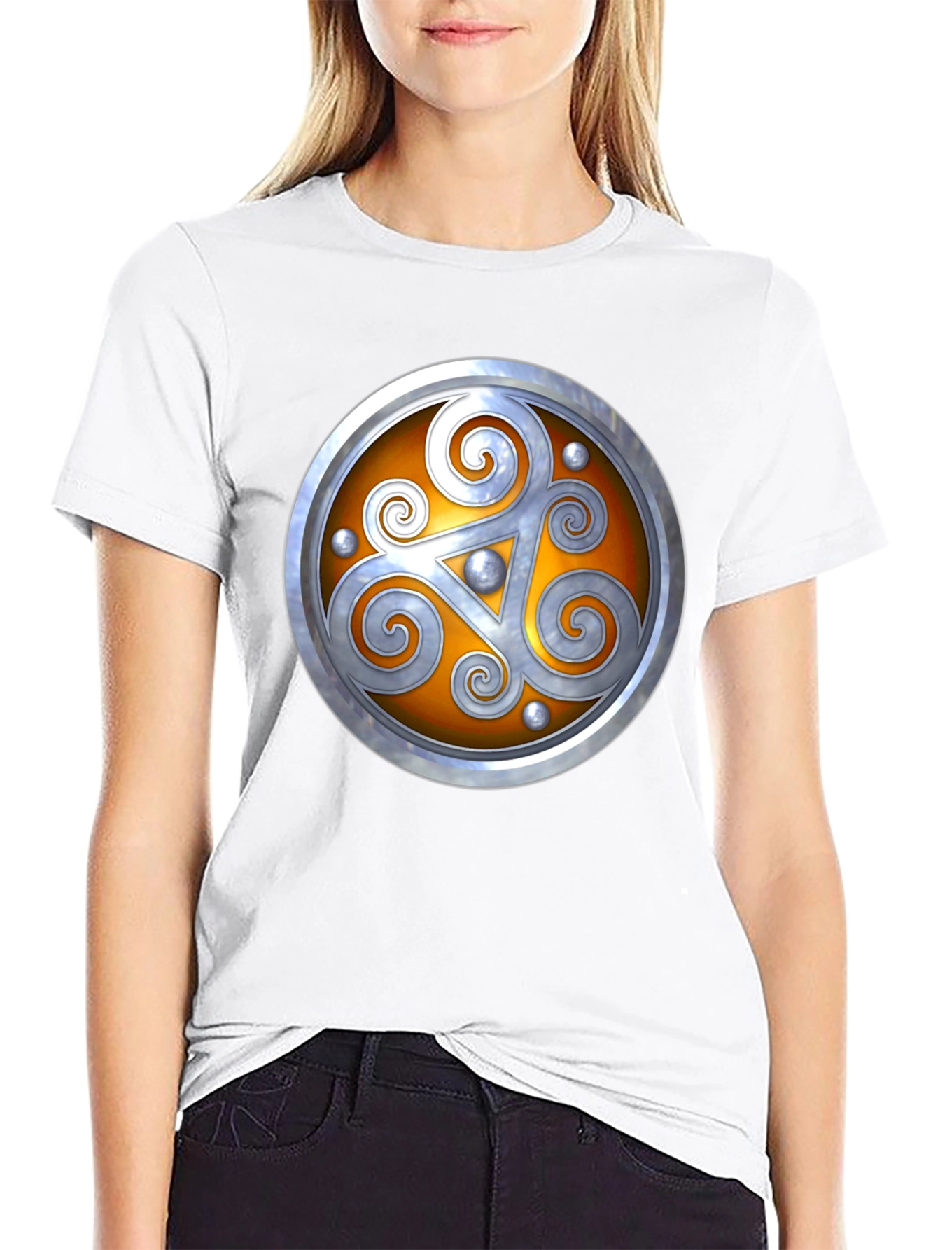 Celtic Shield Graphic Black T-Shirt