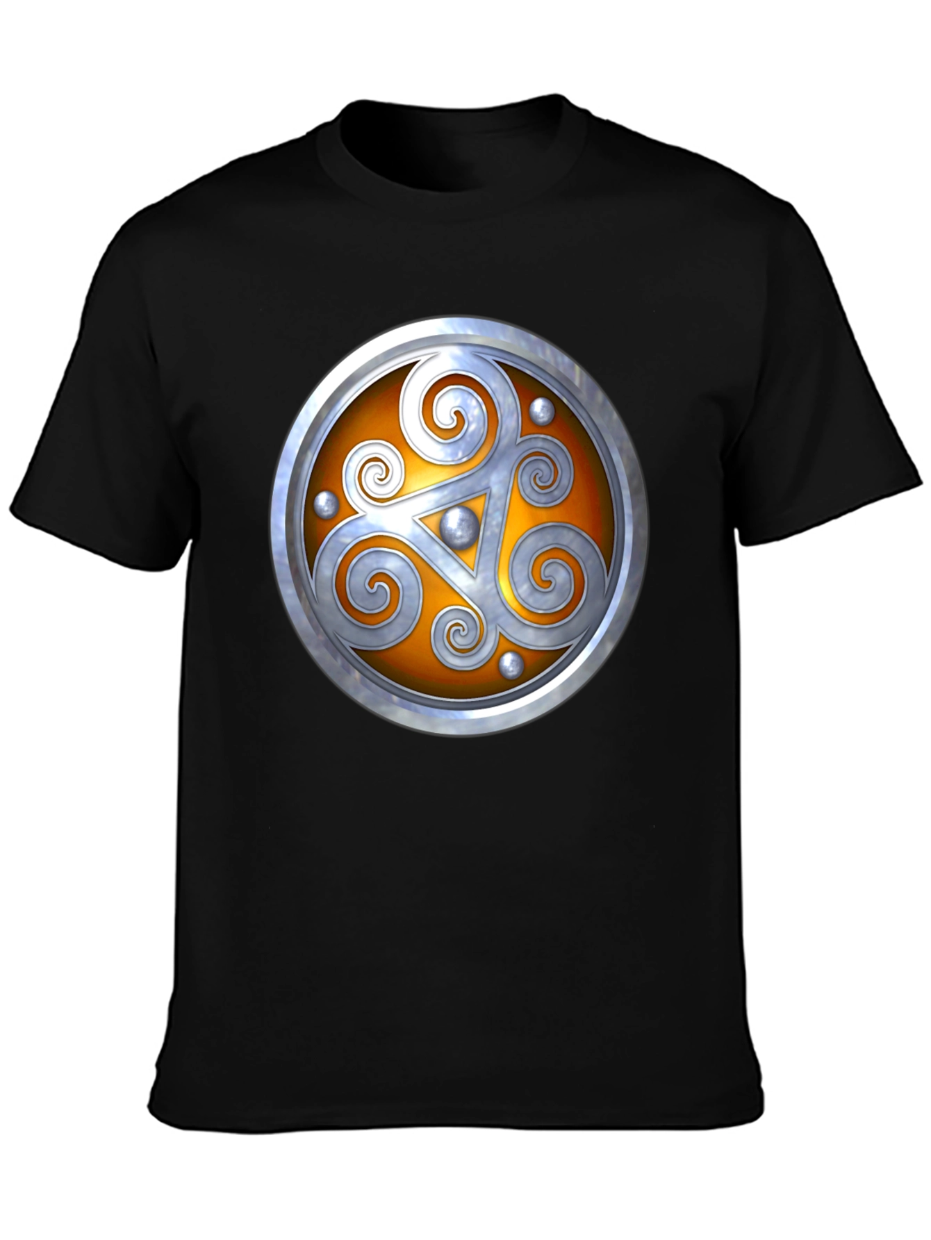 Celtic Shield Graphic Black T-Shirt