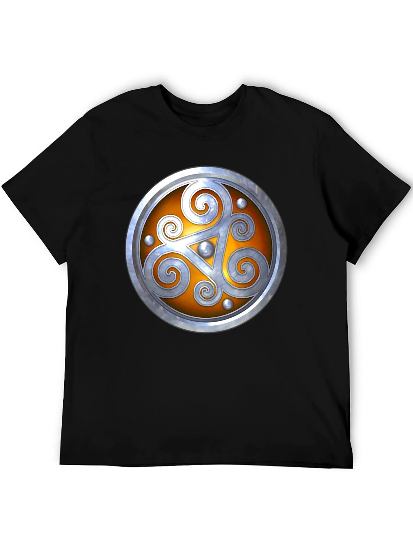 Celtic Shield Graphic Black T-Shirt