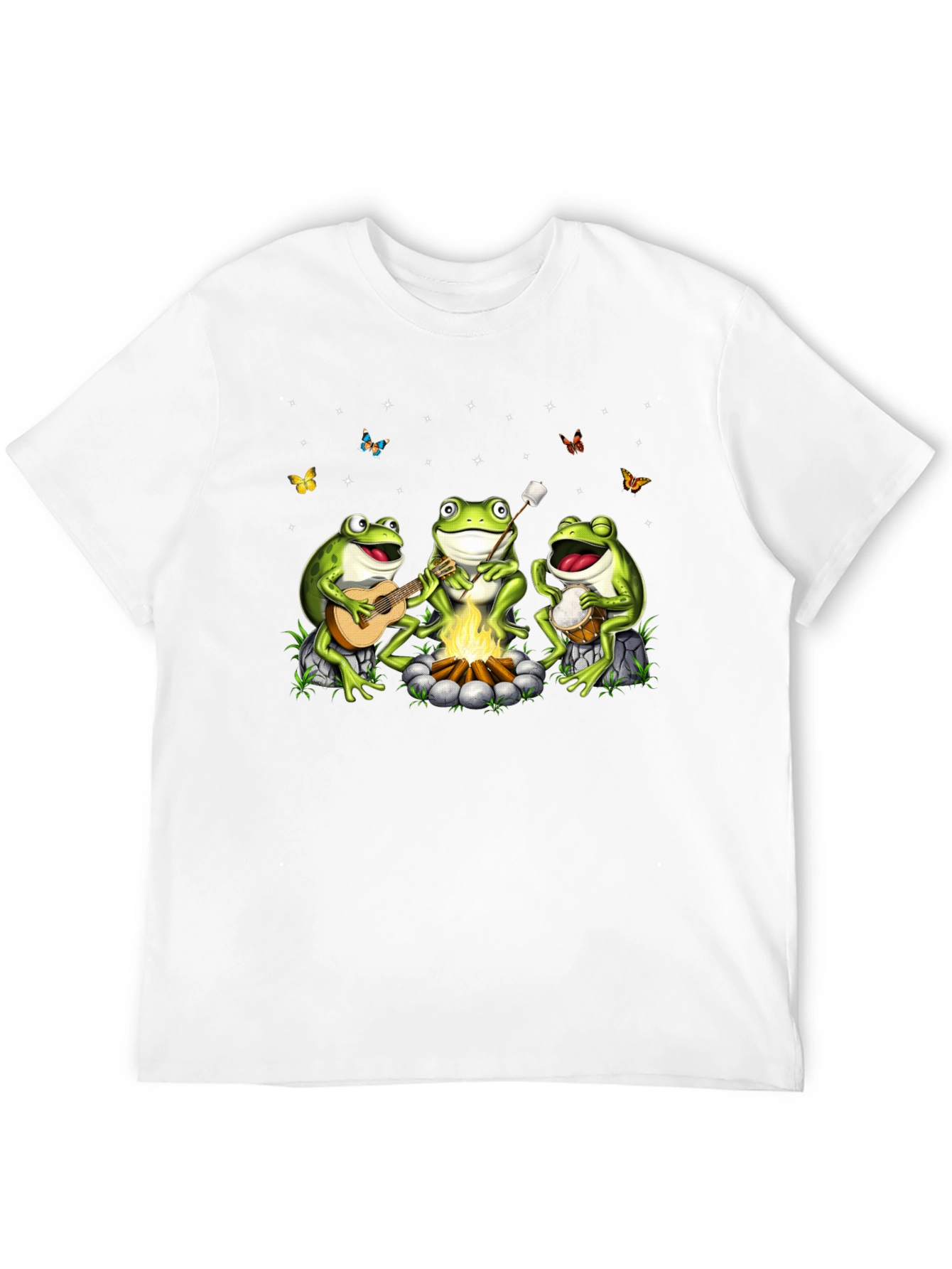 Campfire Frogs Graphic Tee