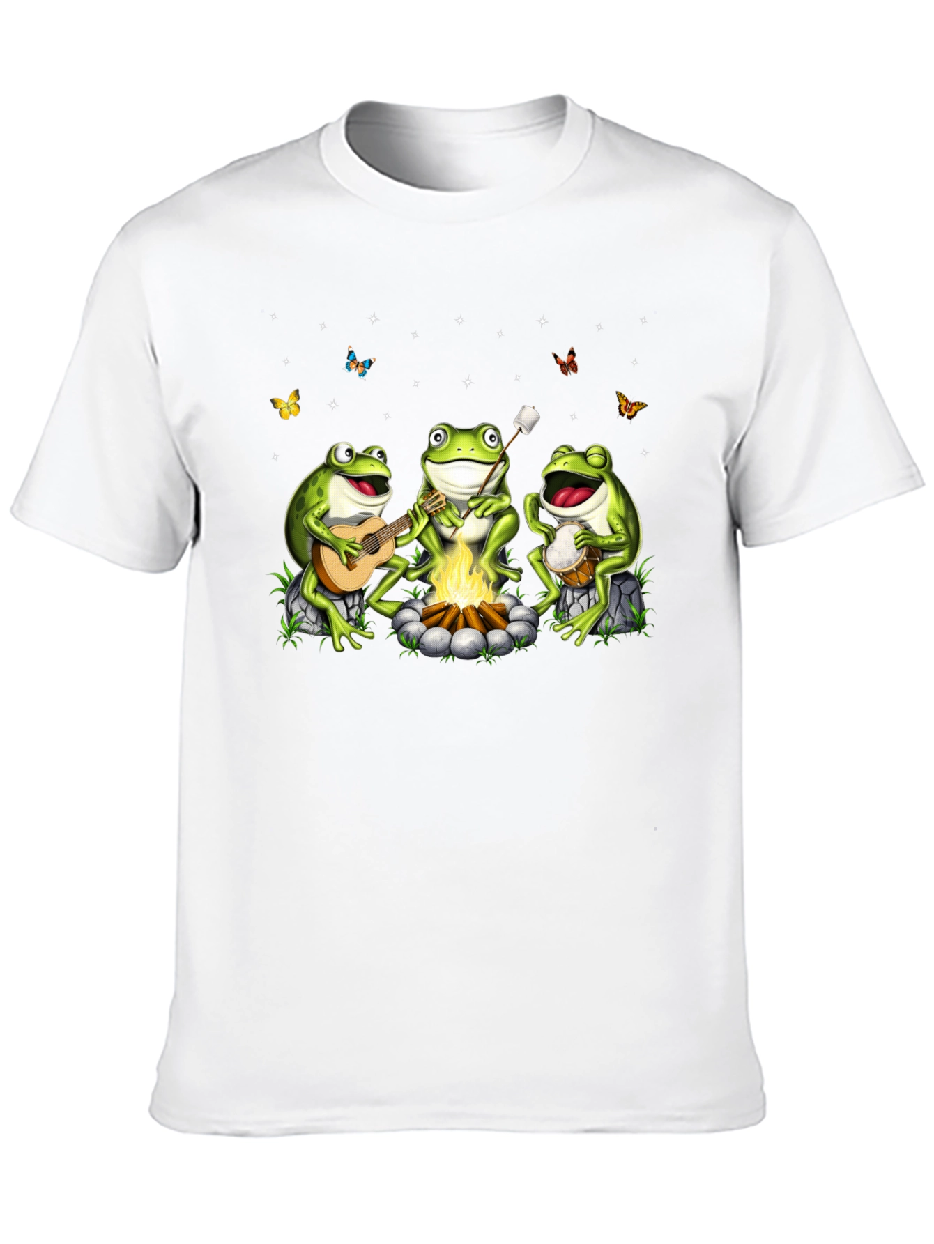 Campfire Frogs Graphic Tee