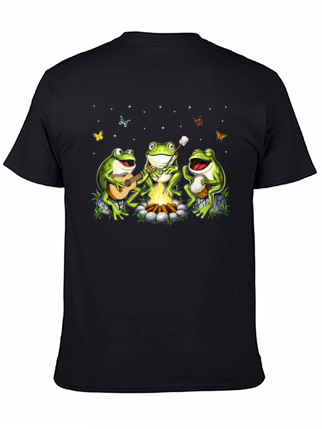 Campfire Frogs Graphic Tee