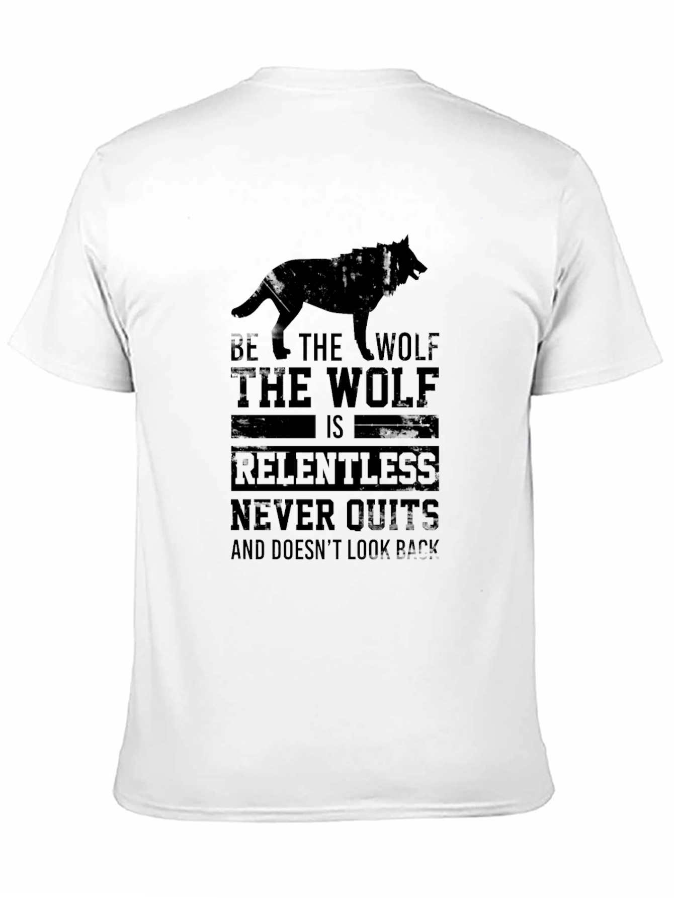 Be The Wolf Graphic Tee - Black