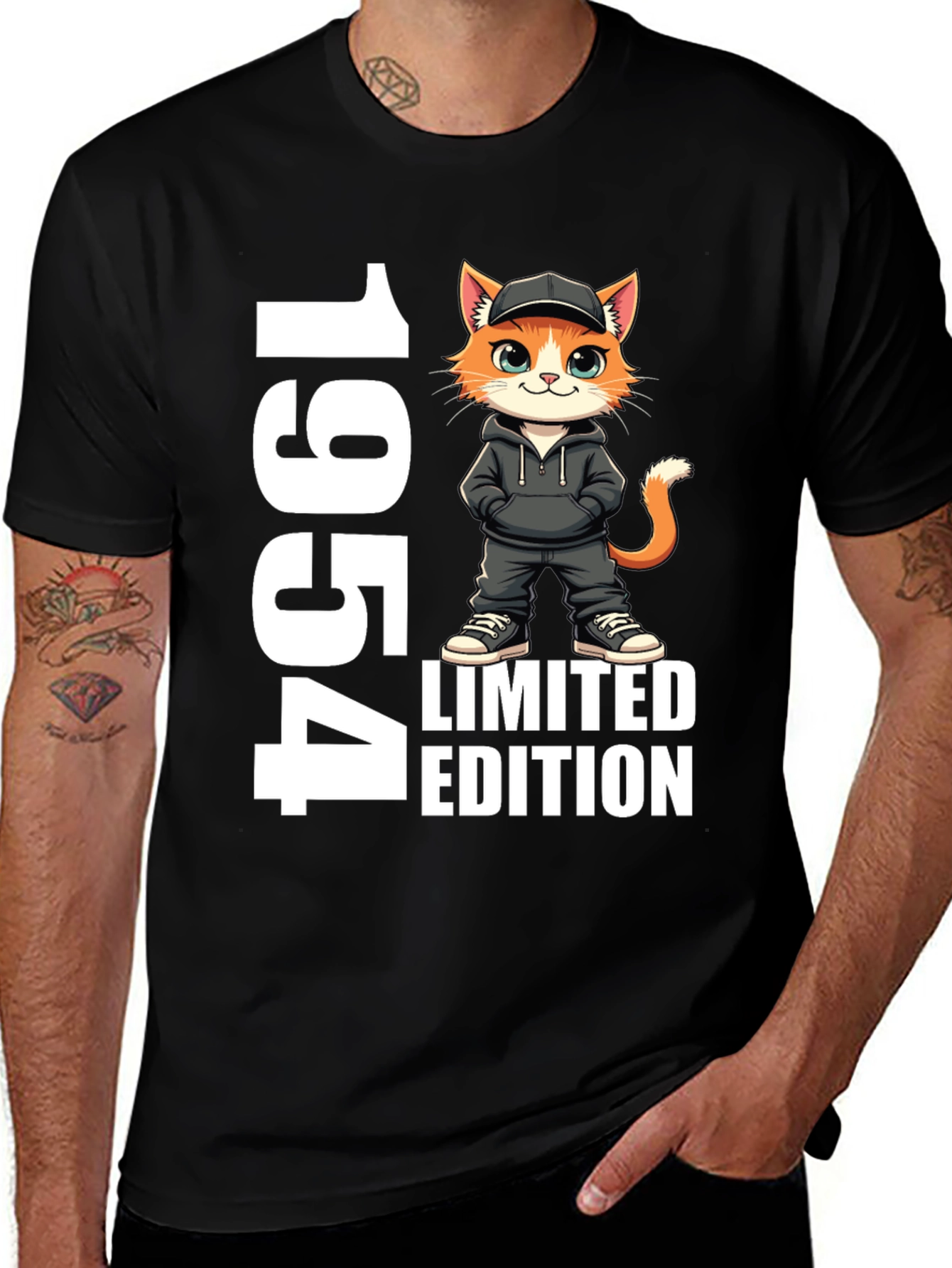 1954 Limited Edition Cat Graphic Tee