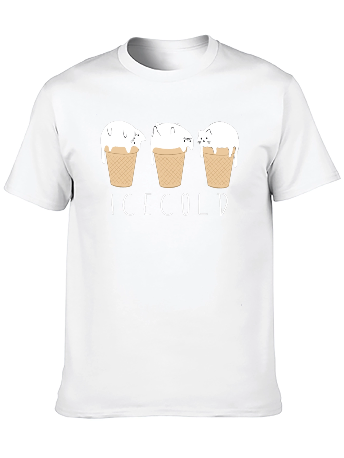 Ice Cold Cats Graphic T-Shirt