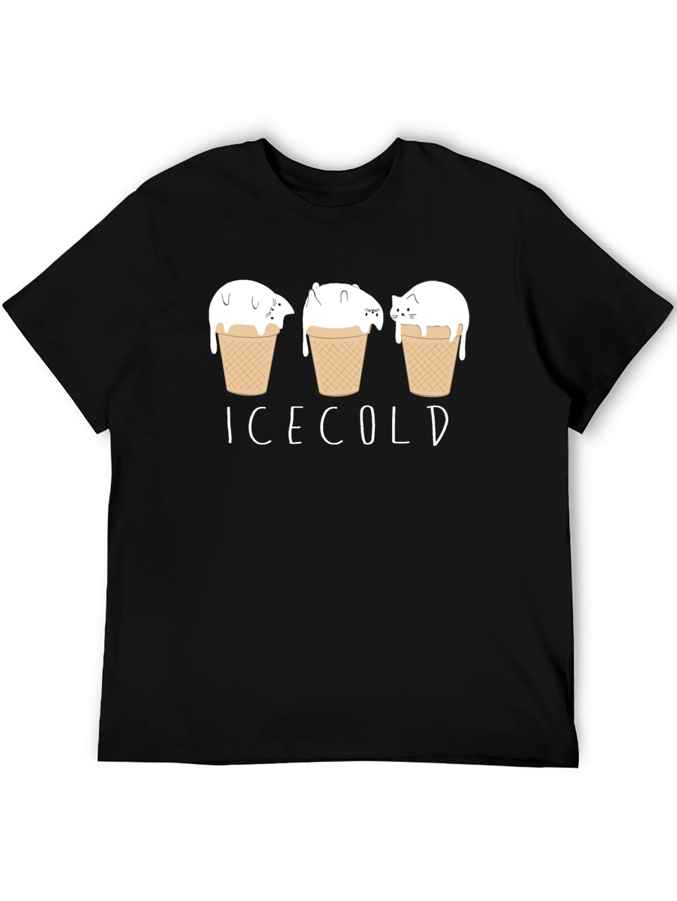 Ice Cold Cats Graphic T-Shirt