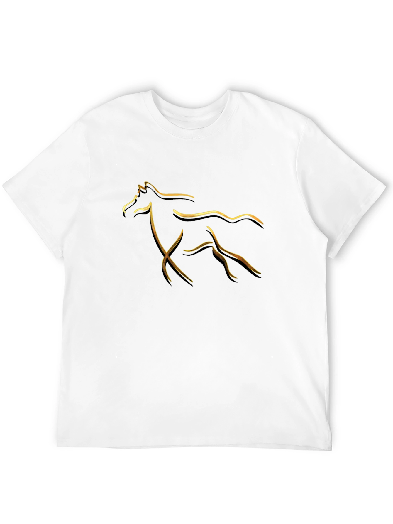Abstract Horse Tee - Stylish Animal Graphic T-Shirt