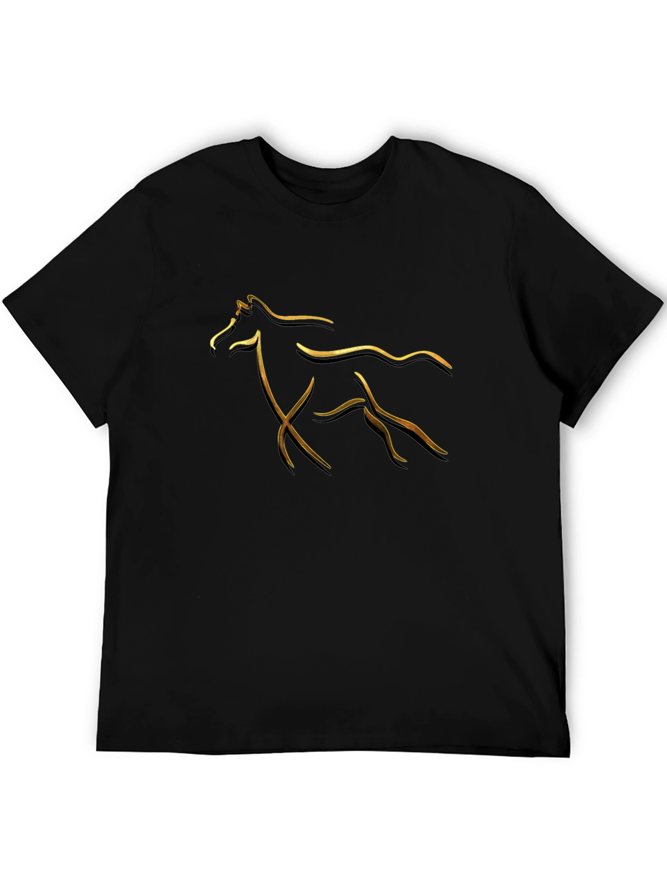 Abstract Horse Tee - Stylish Animal Graphic T-Shirt