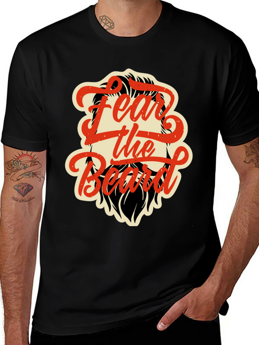 Fear the Beard Graphic Tee - Black