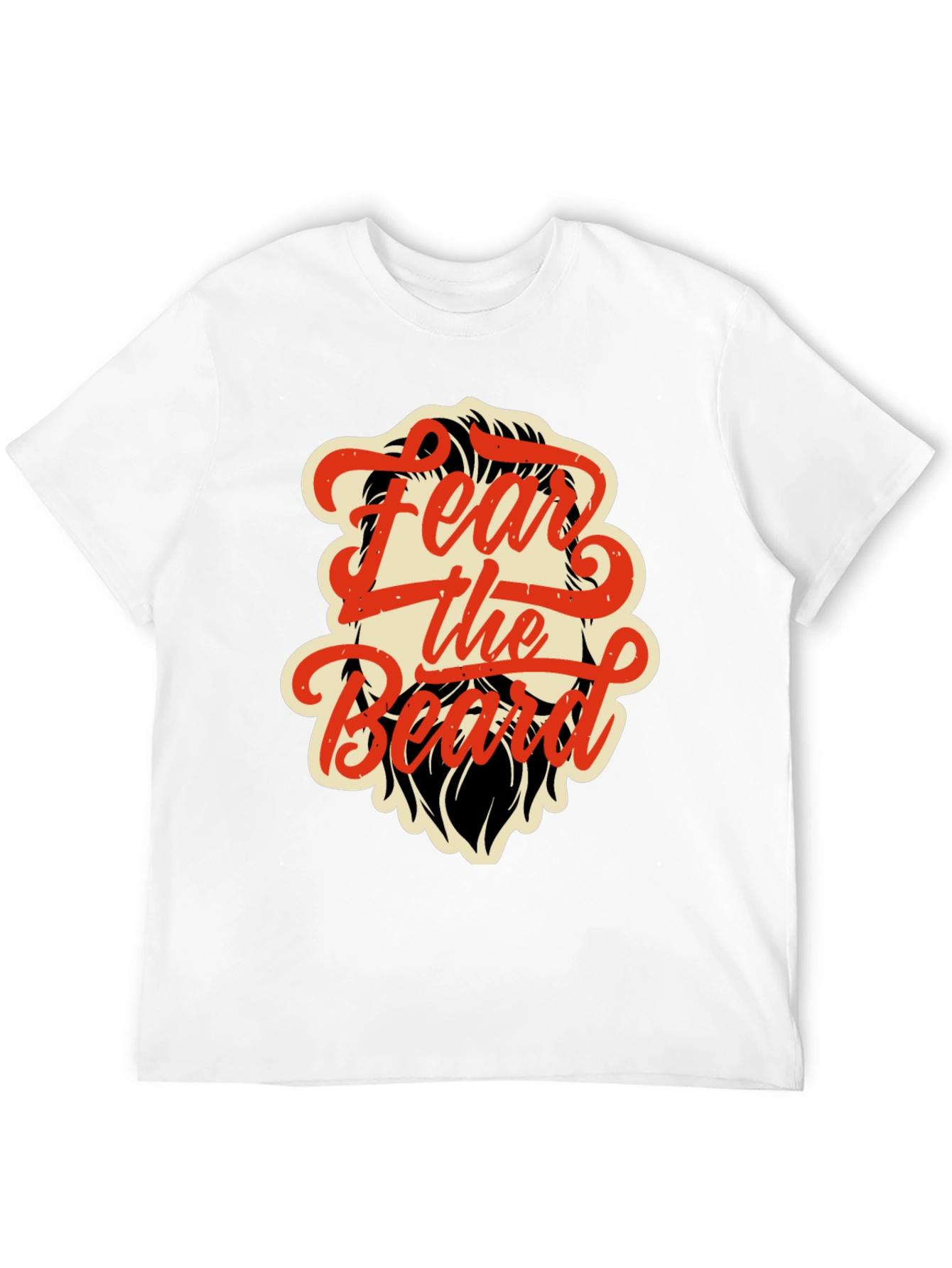Fear the Beard Graphic Tee - Black