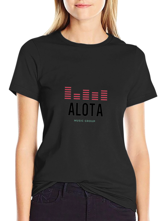 Alota Music Group Black Graphic Tee