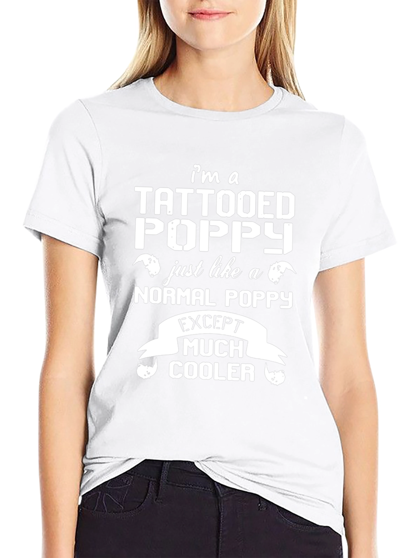Tattooed Poppy Graphic T-Shirt